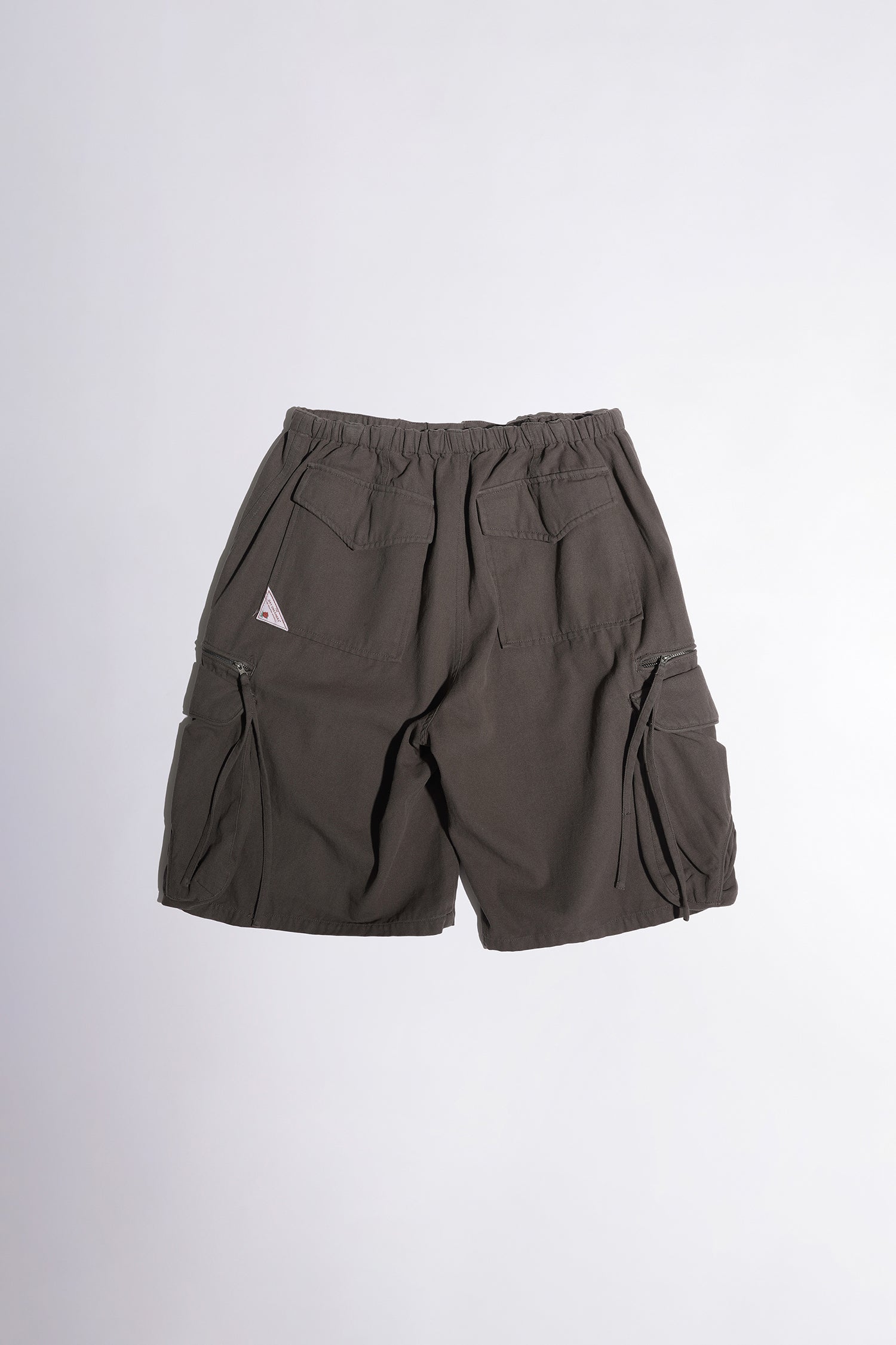 Twill Cargo Half Pants Charcoal