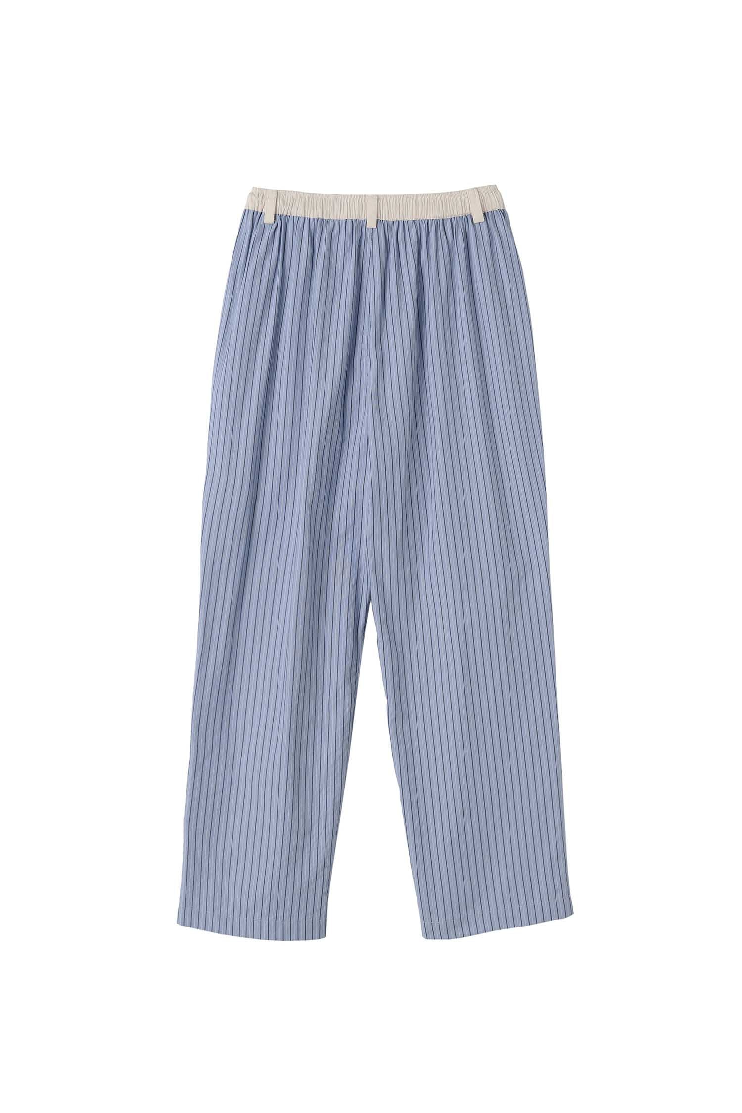 Woke Up Like This PJ Pants Blue Stripe