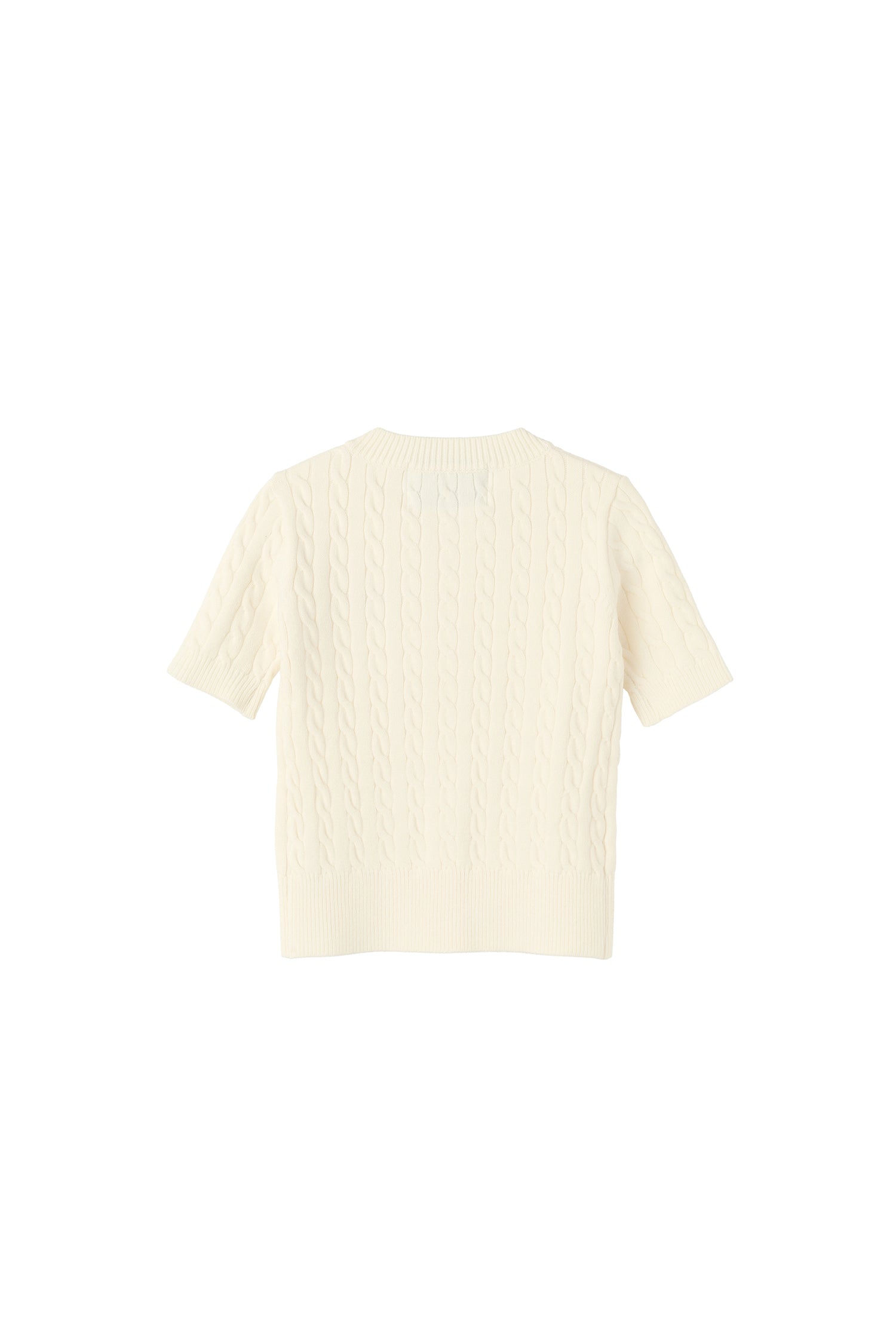 So Classy Cable Cardigan White