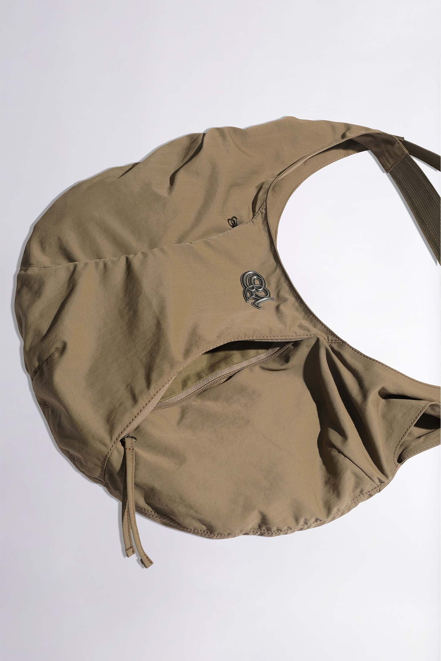 Nylon Moon Bag Brown