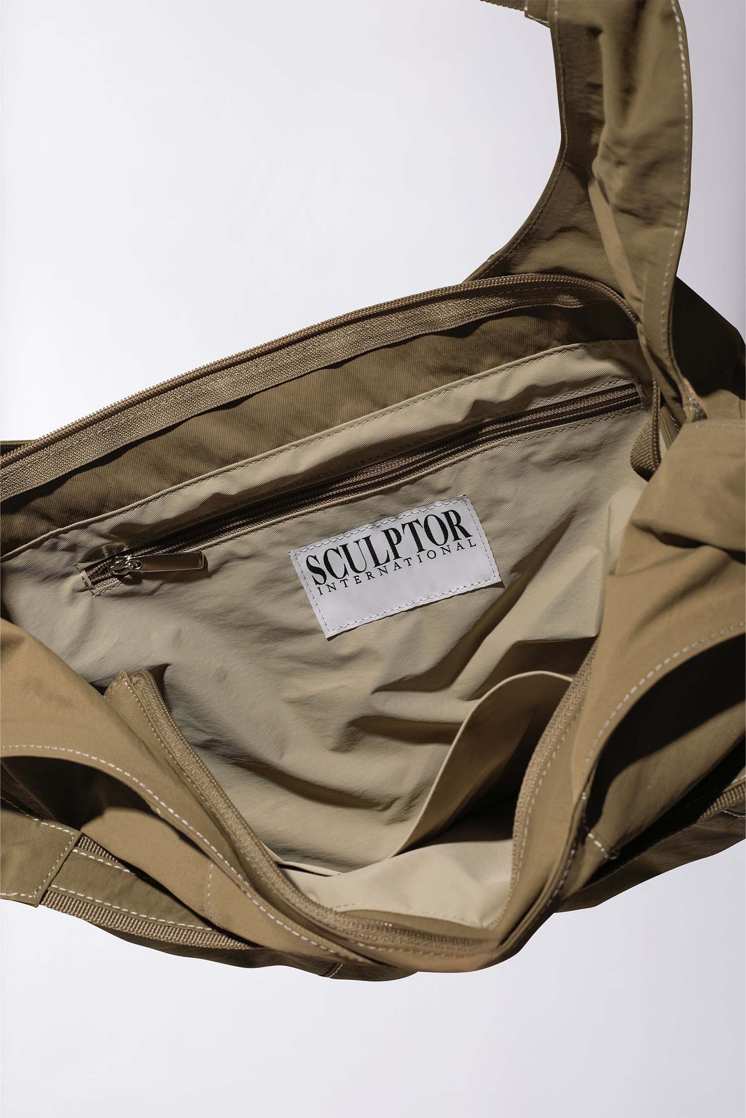 Nylon Moon Bag Brown