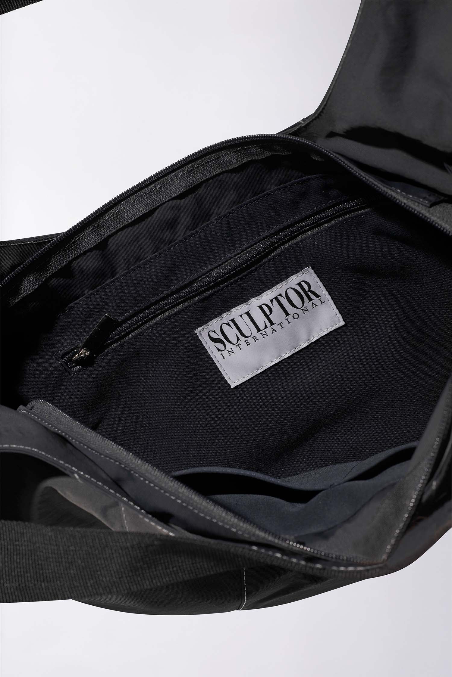 Nylon Moon Bag Charcoal