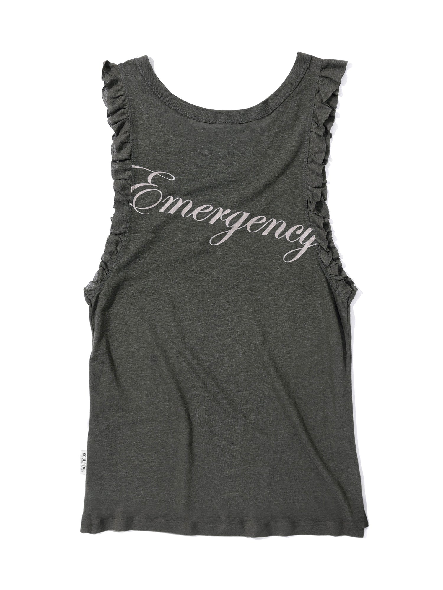 Emergency Muscle Tank Top Charcoal
