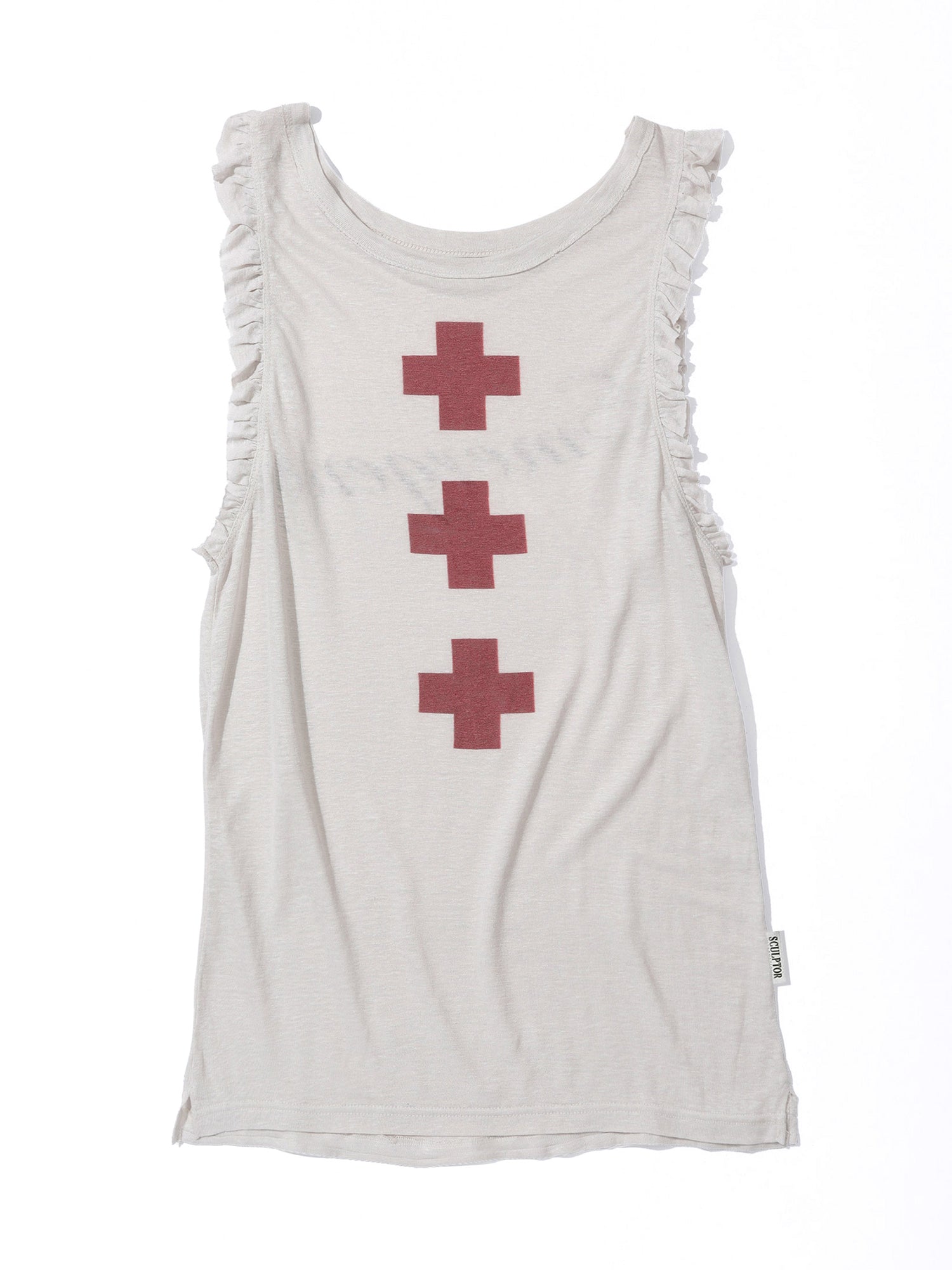 Emergency Muscle Tank Top White