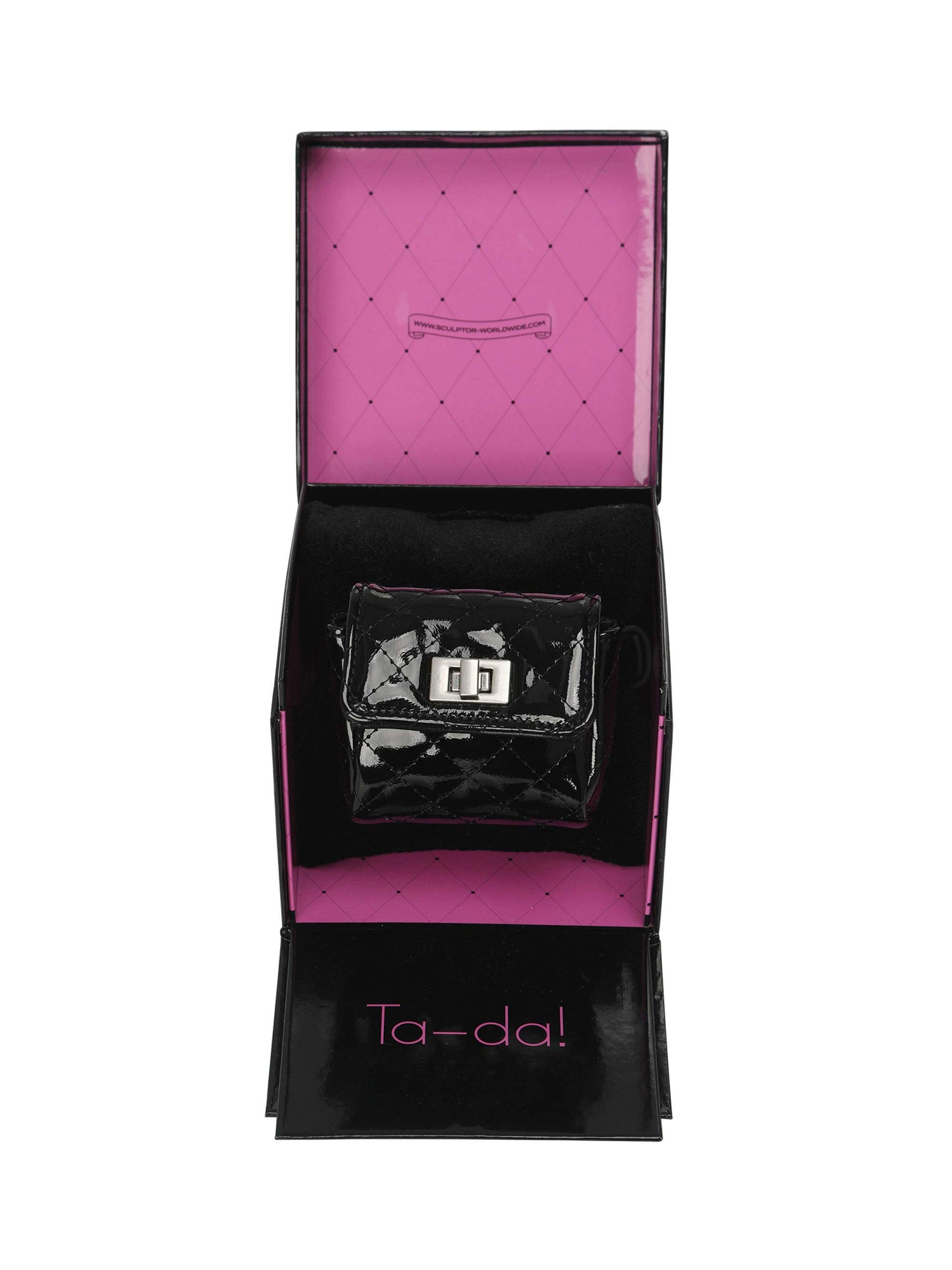 I Coin Purse Enamel Black