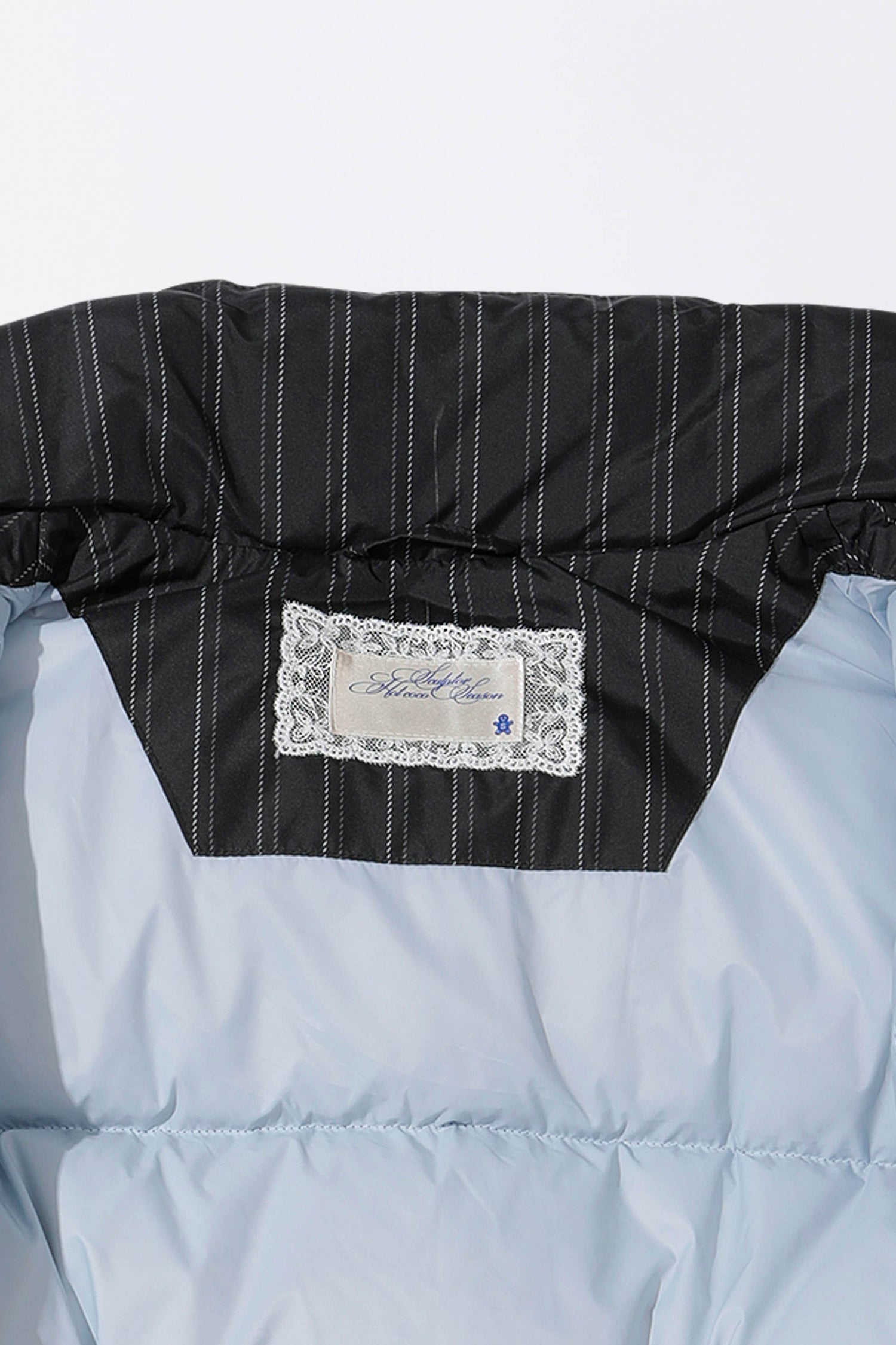 So Demure Cropped Puffer Down Faded Black