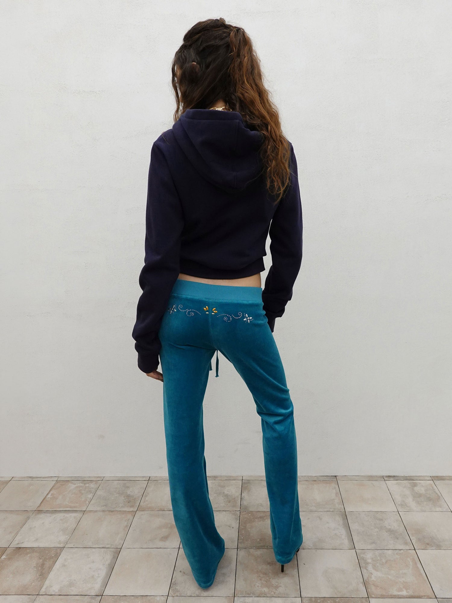 Family Disappointment Hooded Zip-Up Deep Purple