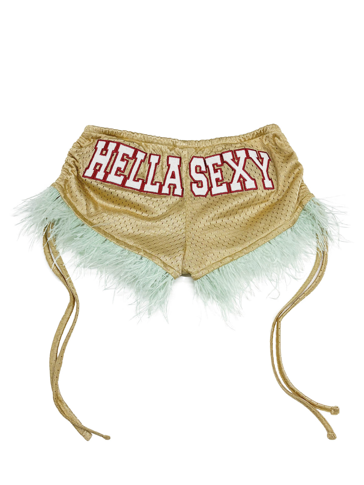 Micro Gym Shorts Gold