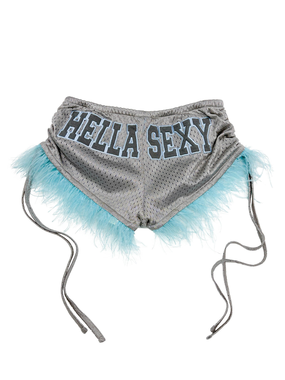Micro Gym Shorts Silver