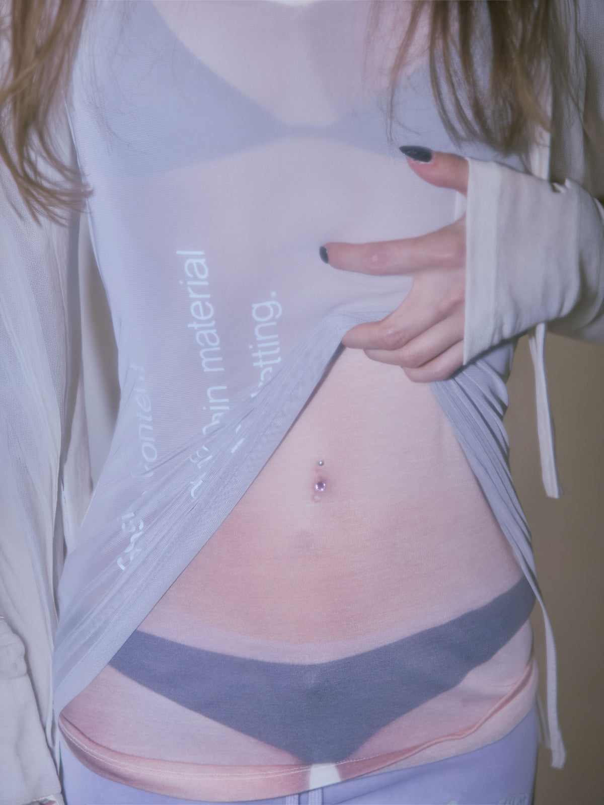 Filtered Content Tee Ivory