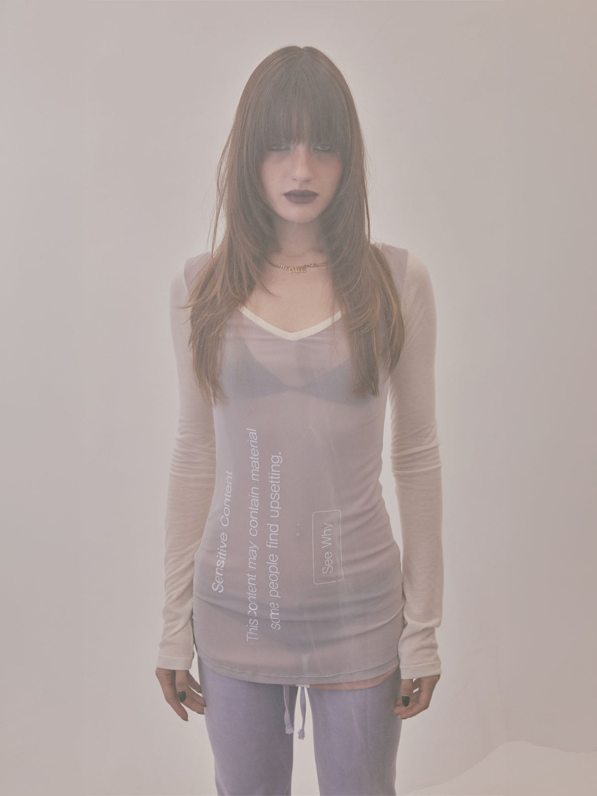 Filtered Content Tee Ivory