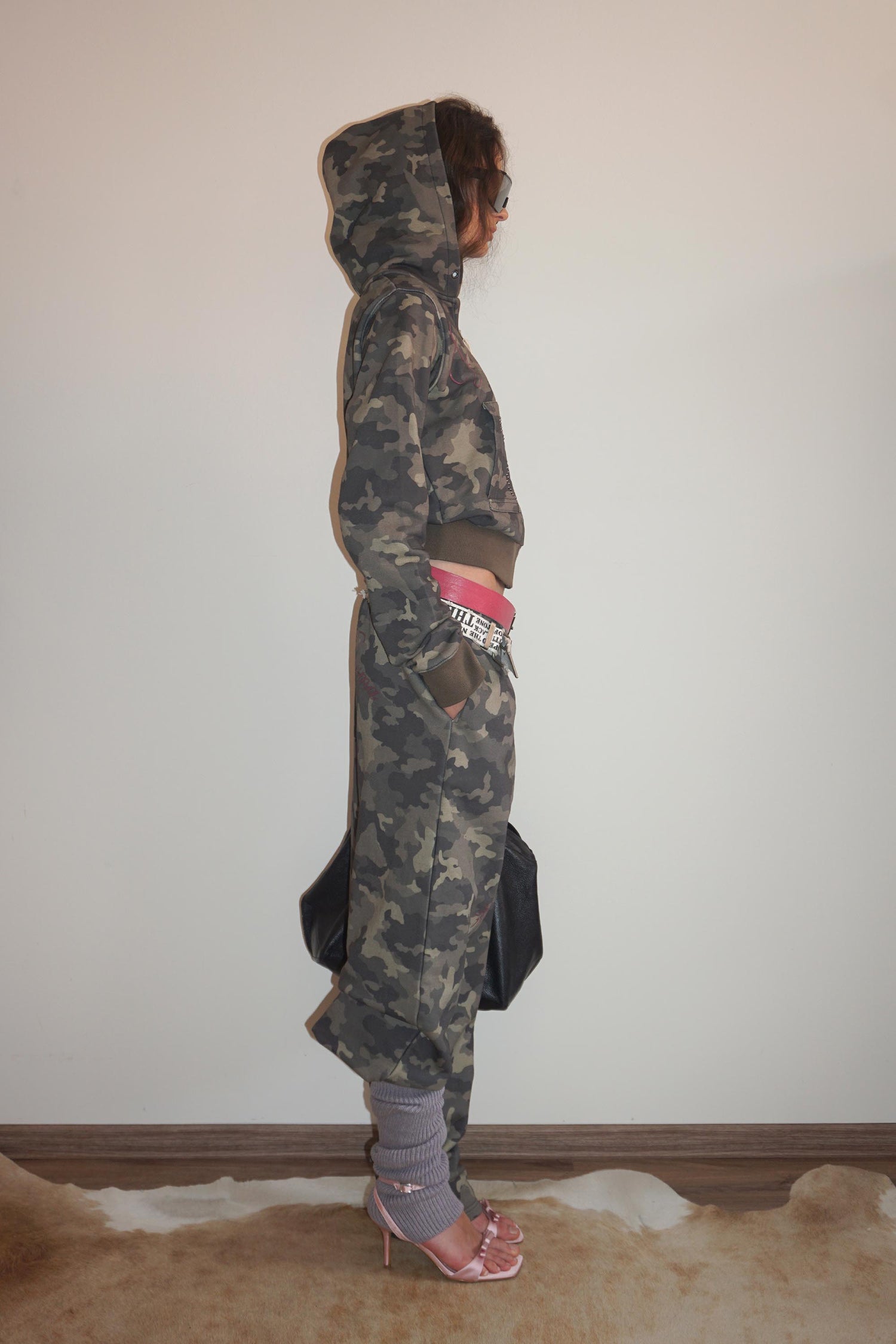 Karma Hooded Zip-Up Forest Camo
