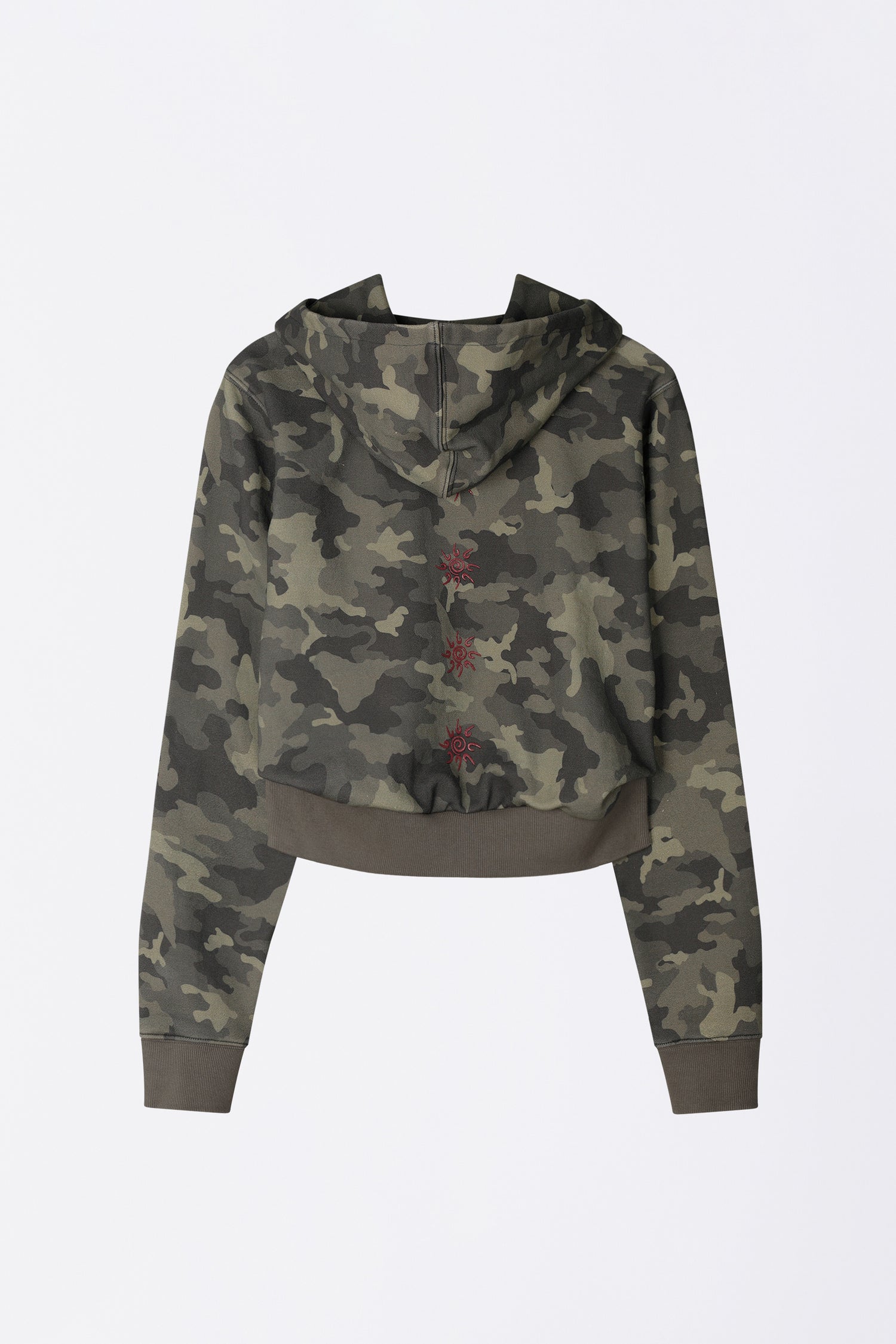Karma Hooded Zip-Up Forest Camo