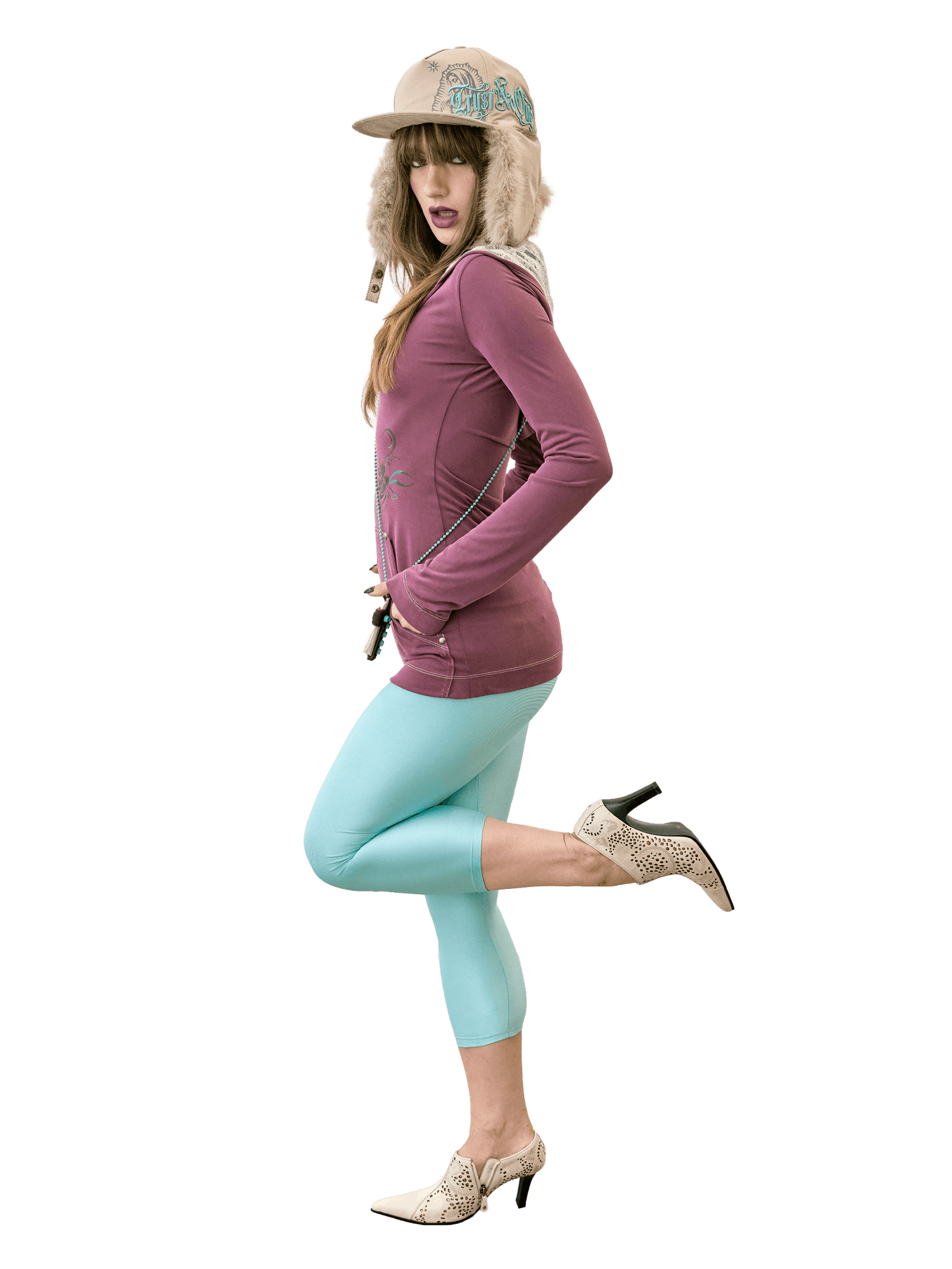 Girl From East Tee Purple