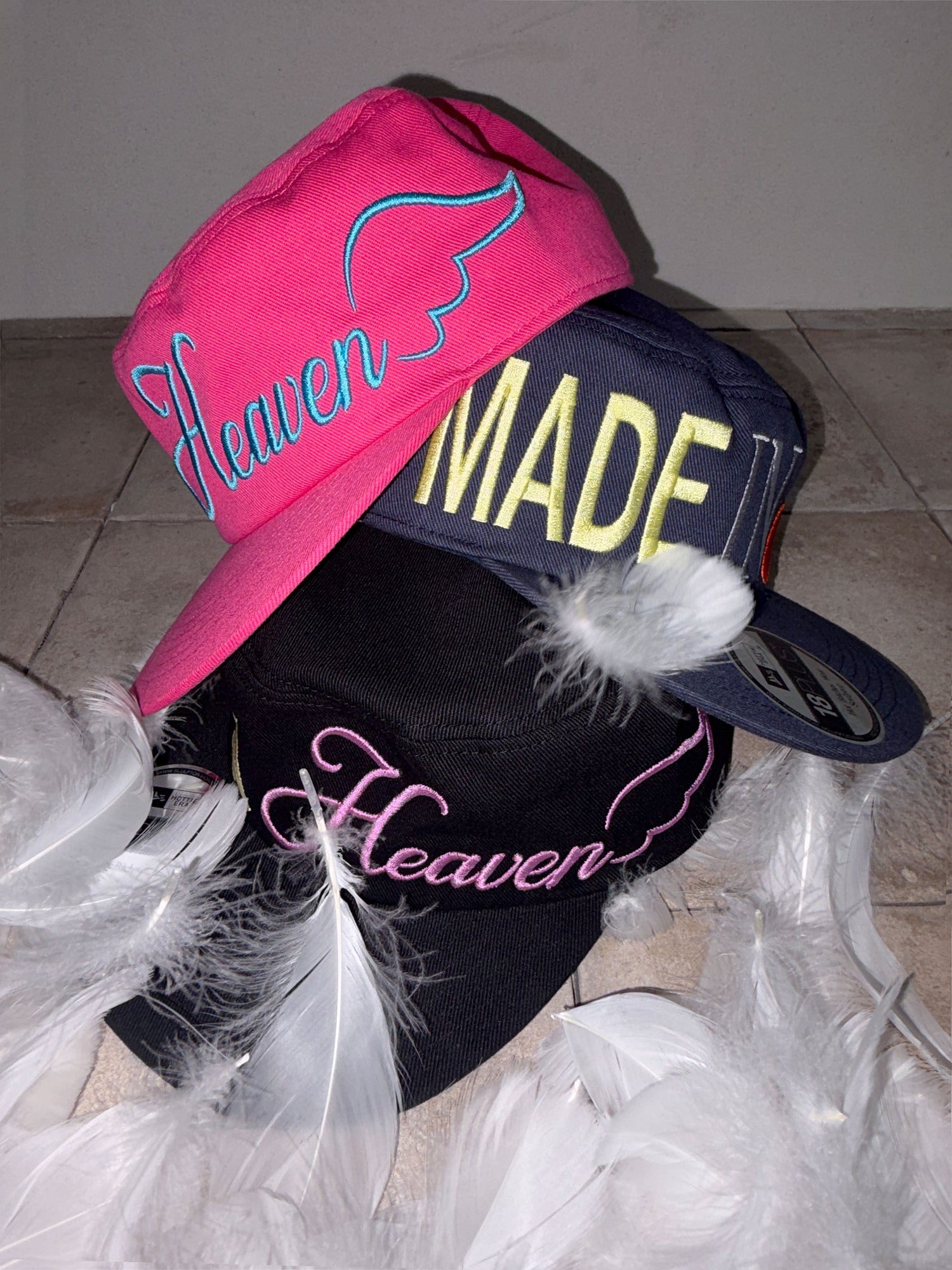 Heaven Pillbox Cap Navy