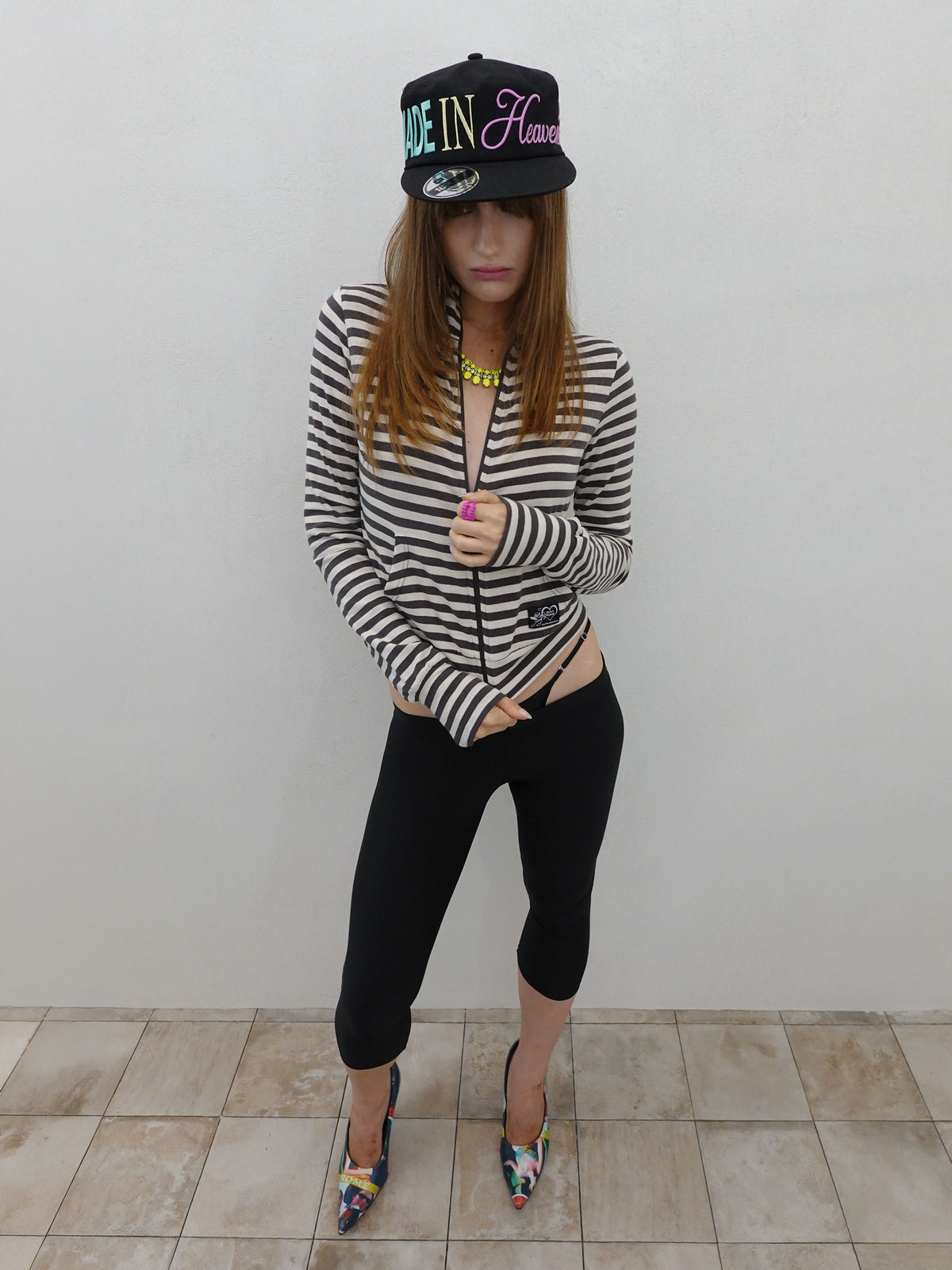 Heaven Pillbox Cap Black
