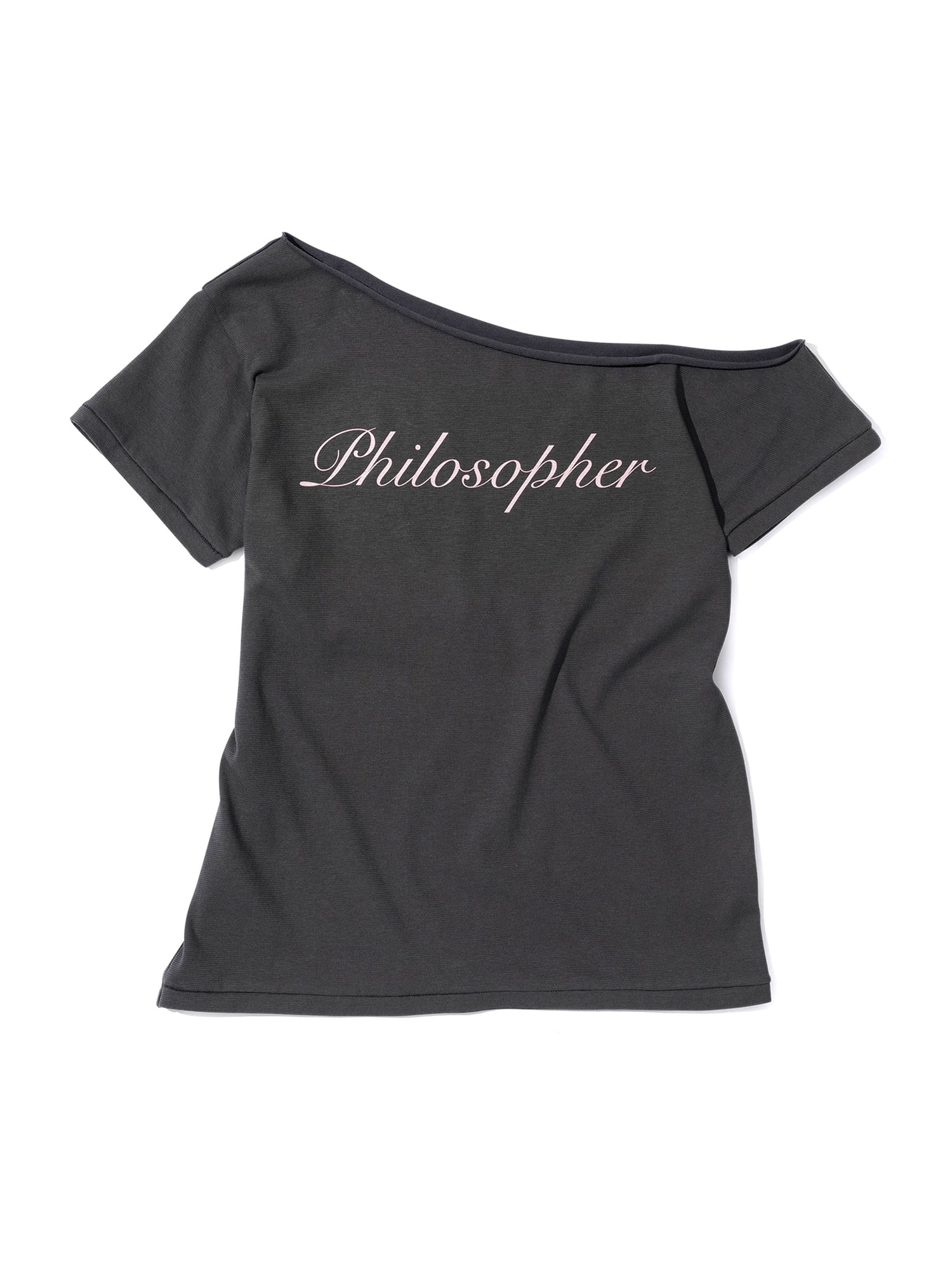 Hook Me Up Layered Tee Charcoal