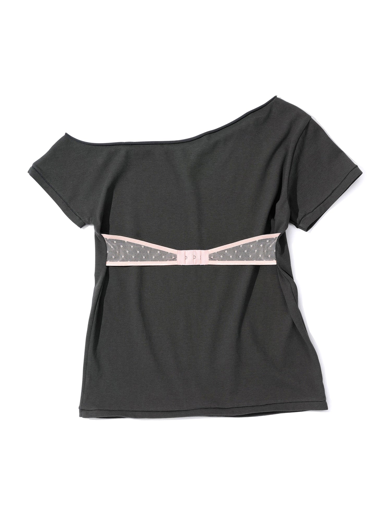 Hook Me Up Layered Tee Charcoal