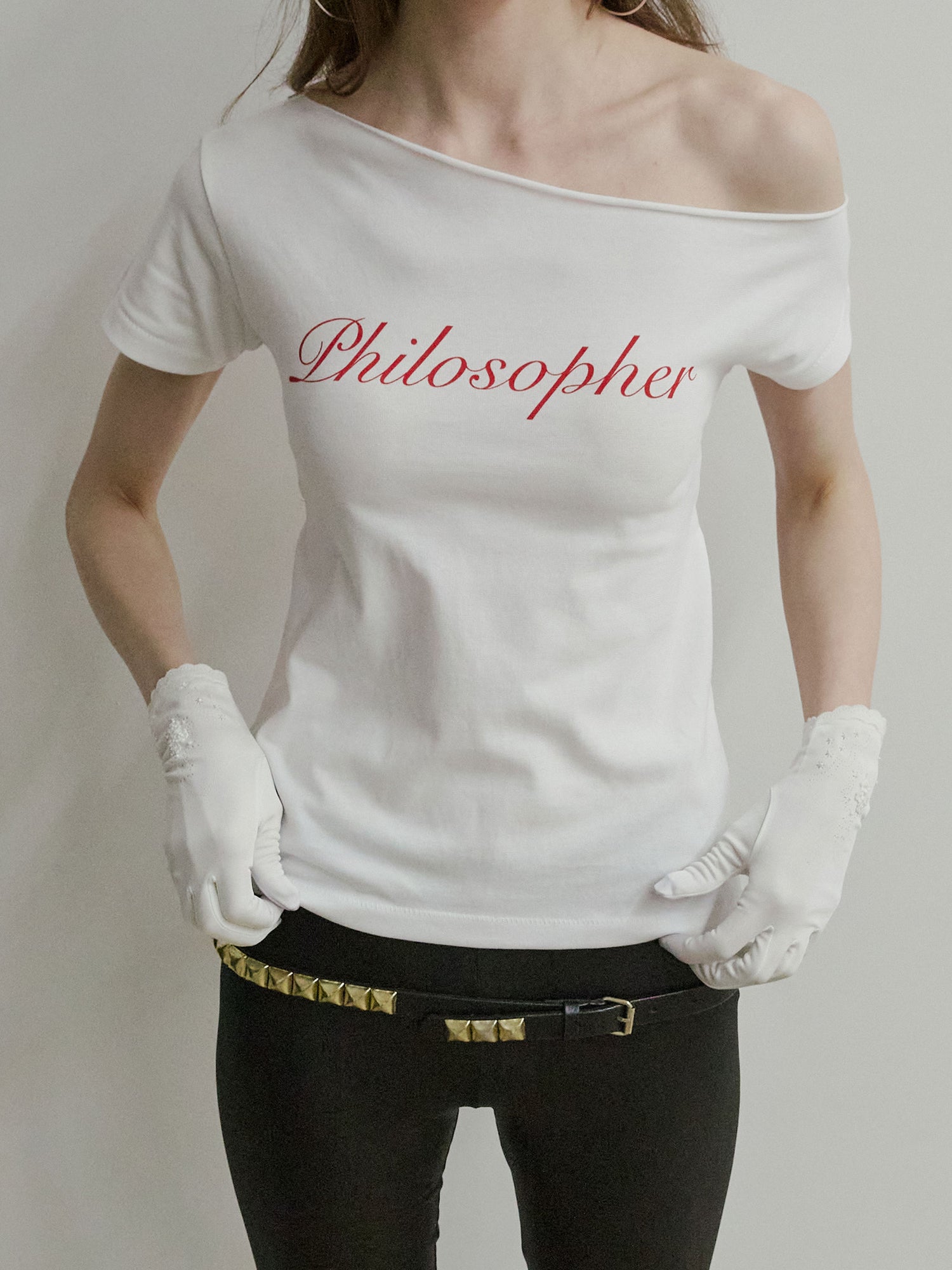 Hook Me Up Layered Tee White