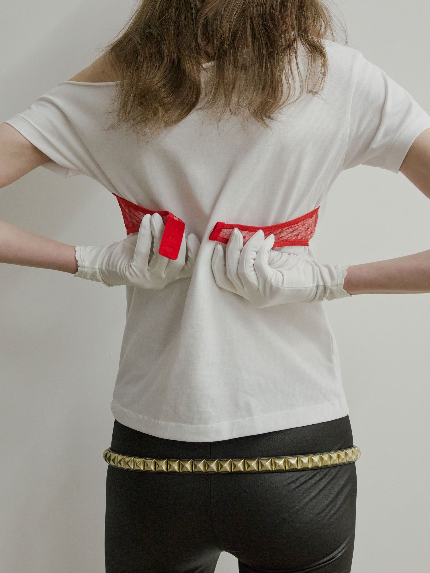 Hook Me Up Layered Tee White