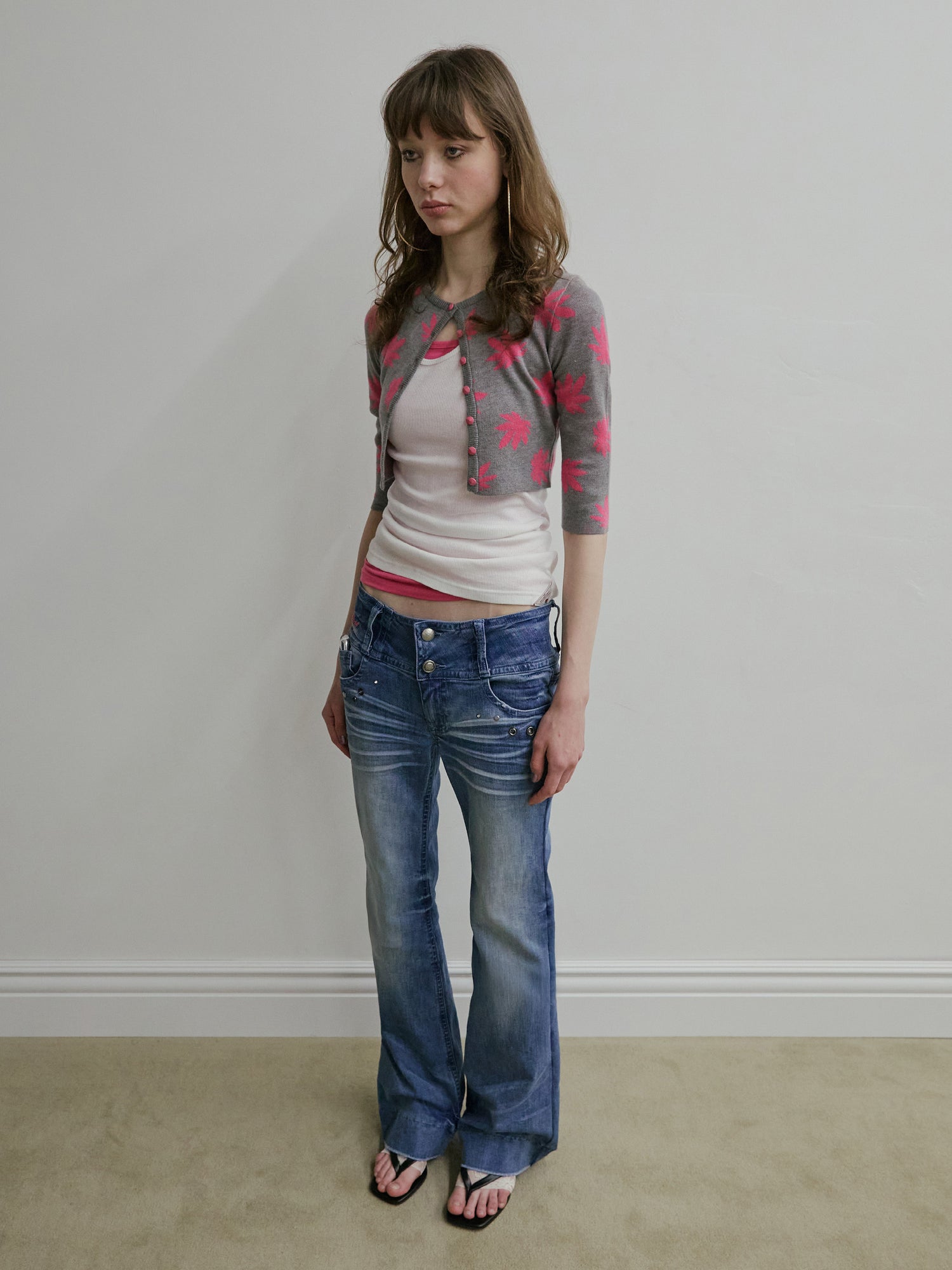 DIY Bootcut Denim Ice Blue