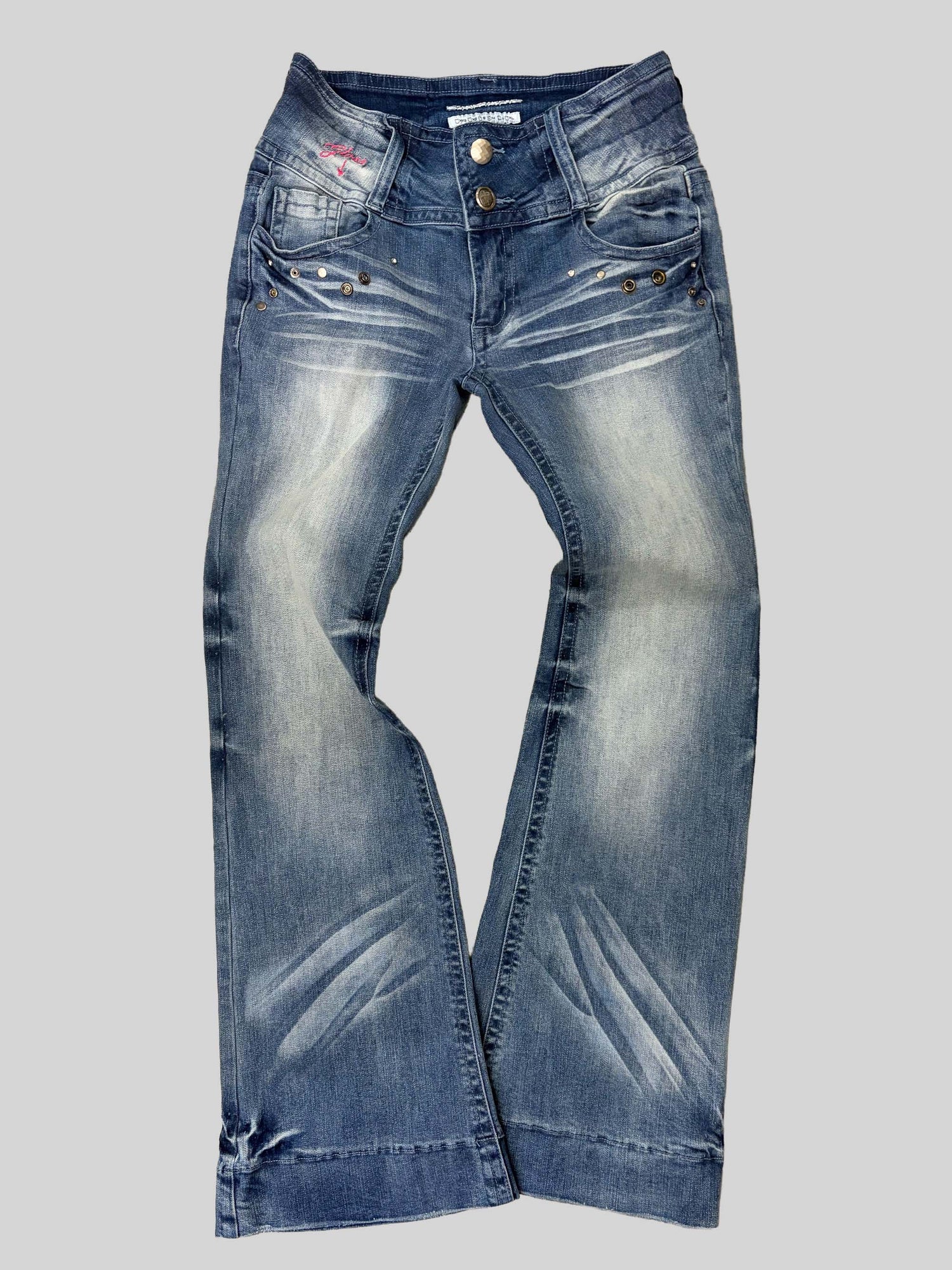 DIY Bootcut Denim Ice Blue