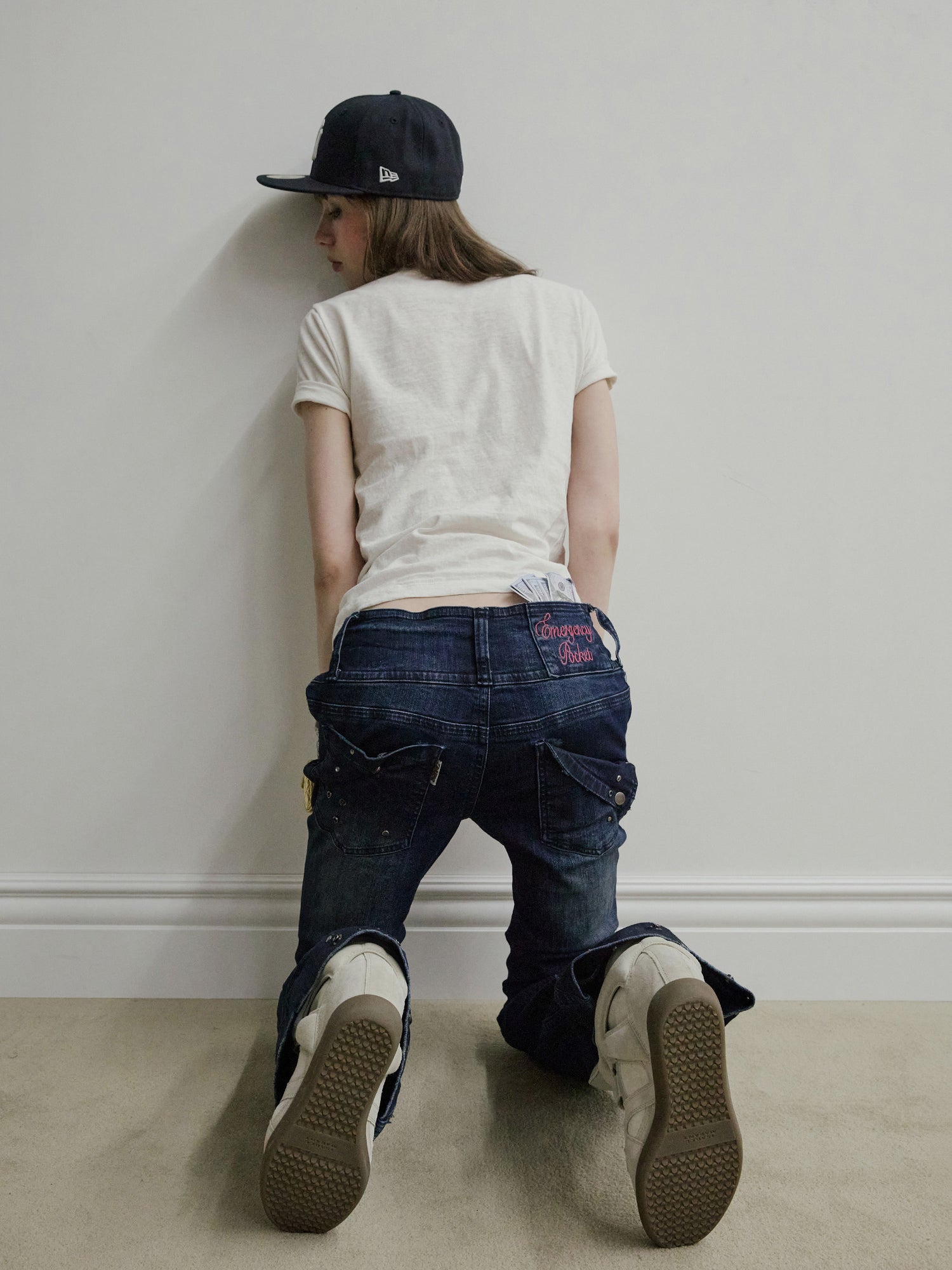 DIY Bootcut Denim Indigo