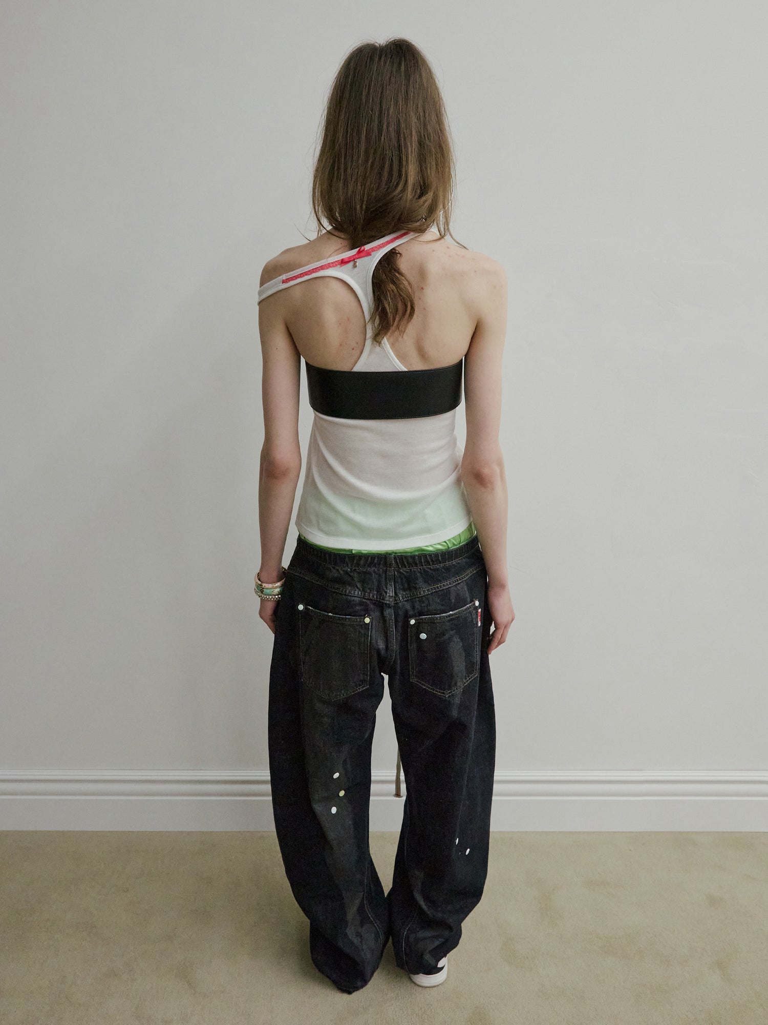 Pill Denim Pants Indigo Blue