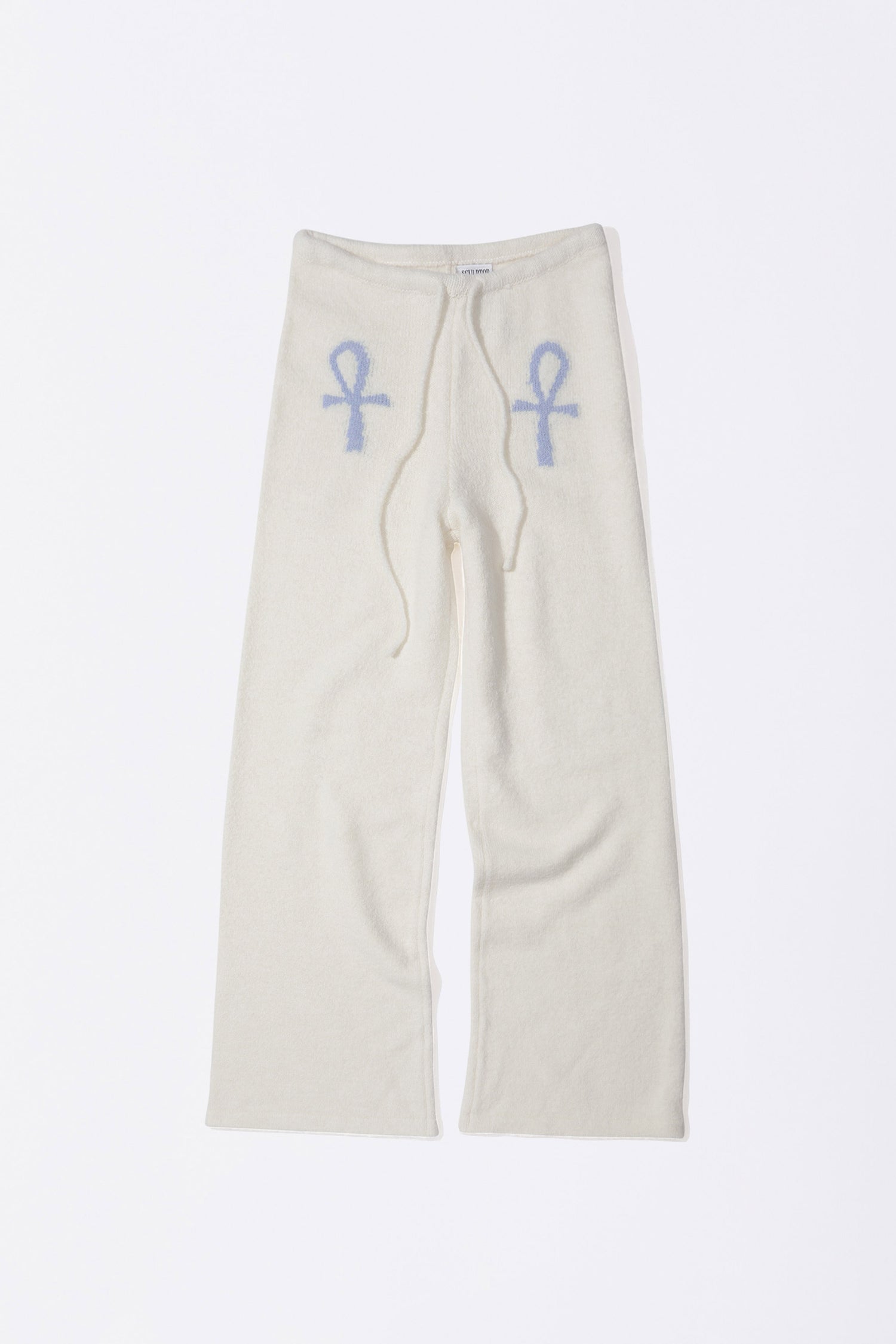 Ankh Boucle Knit Pants Ivory