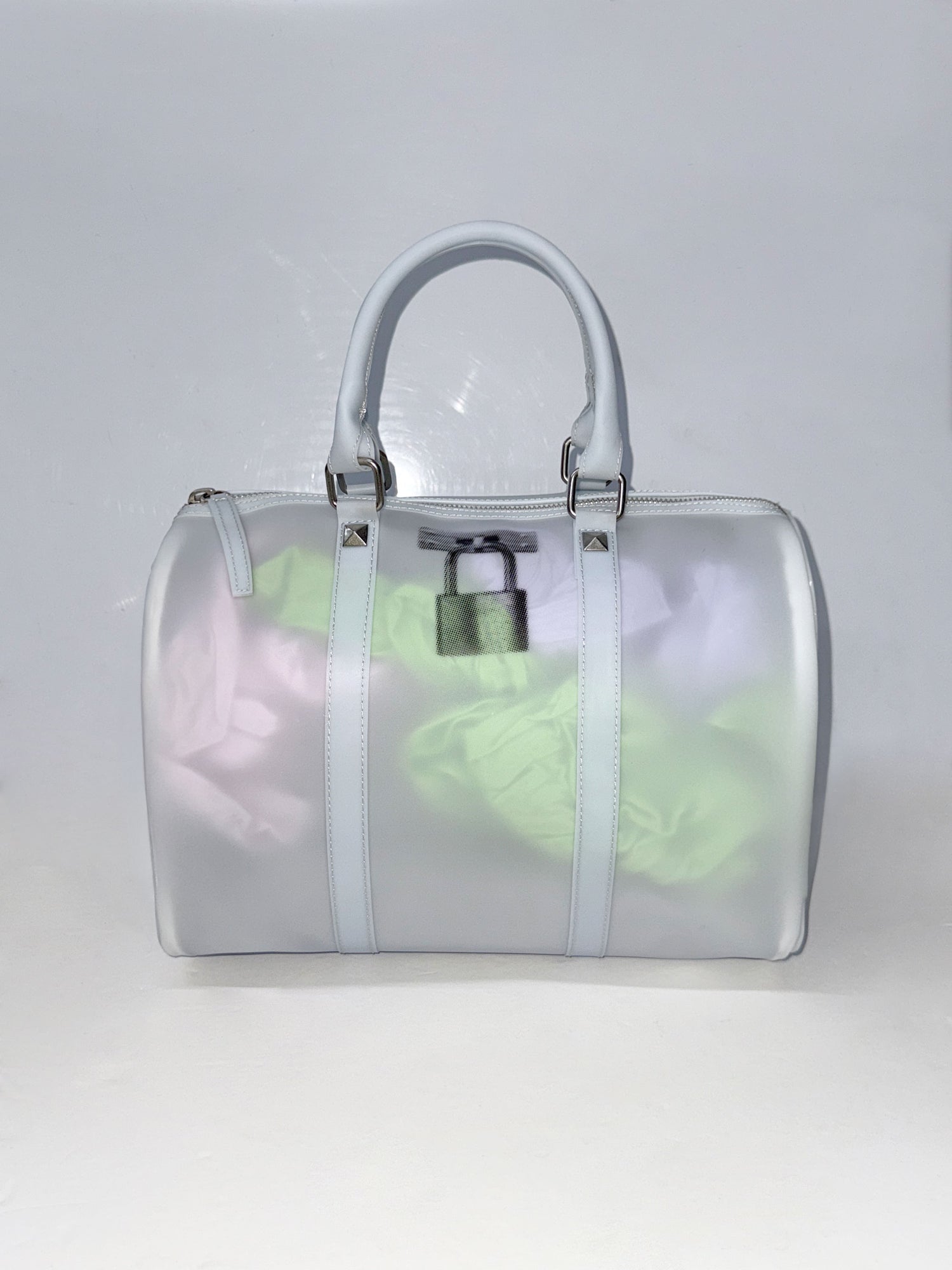 Jelly Boston Bag Baby Blue
