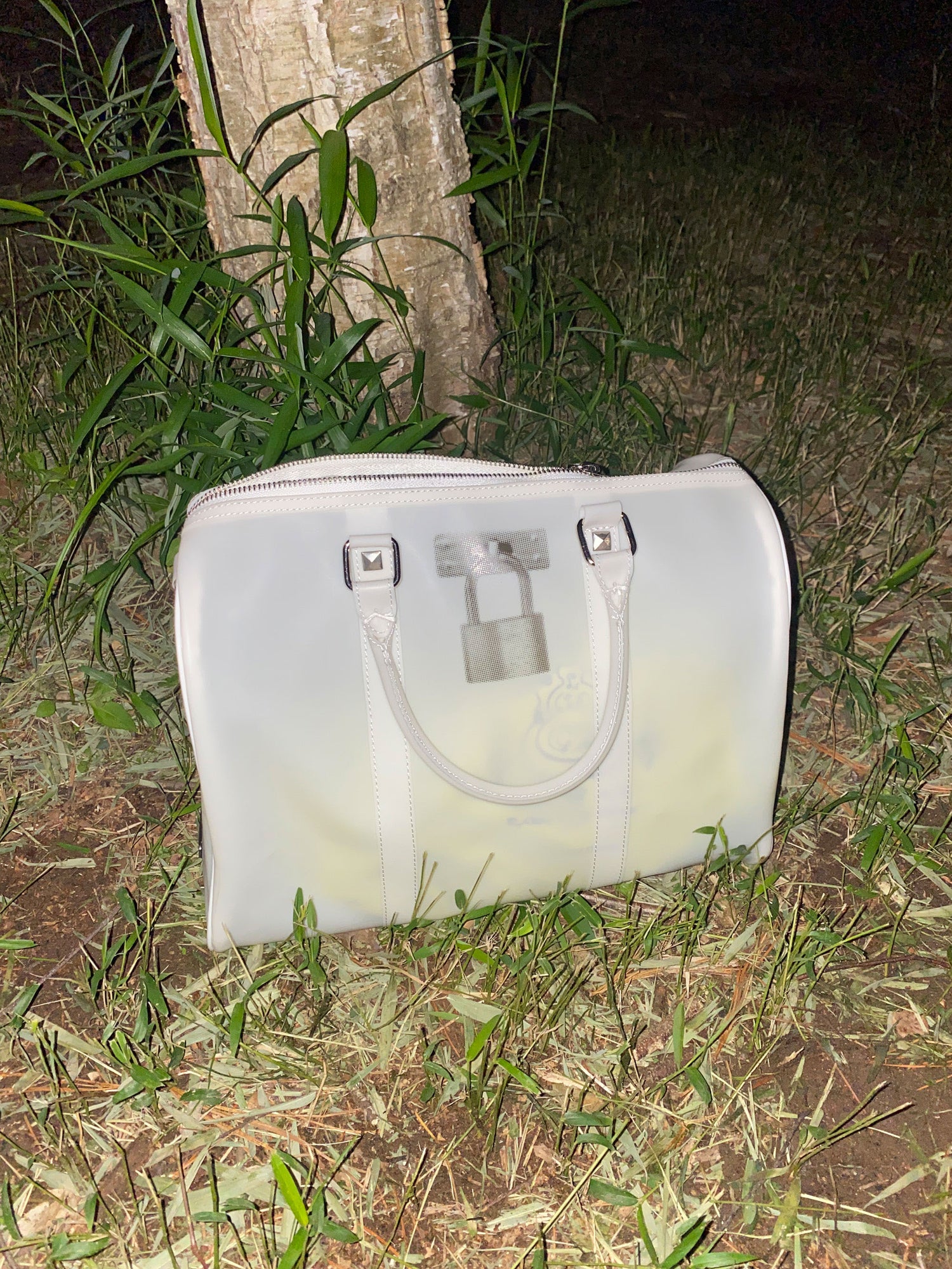 Jelly Boston Bag White