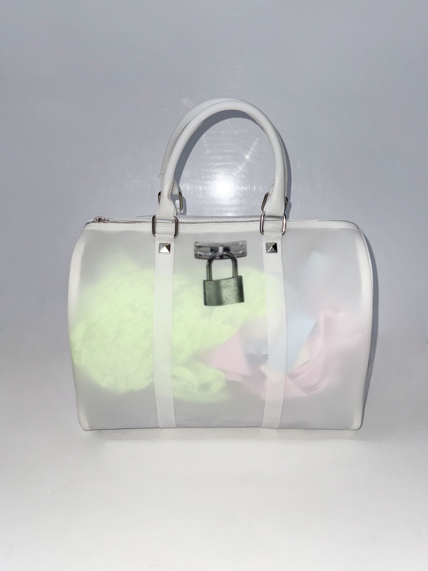 Jelly Boston Bag White