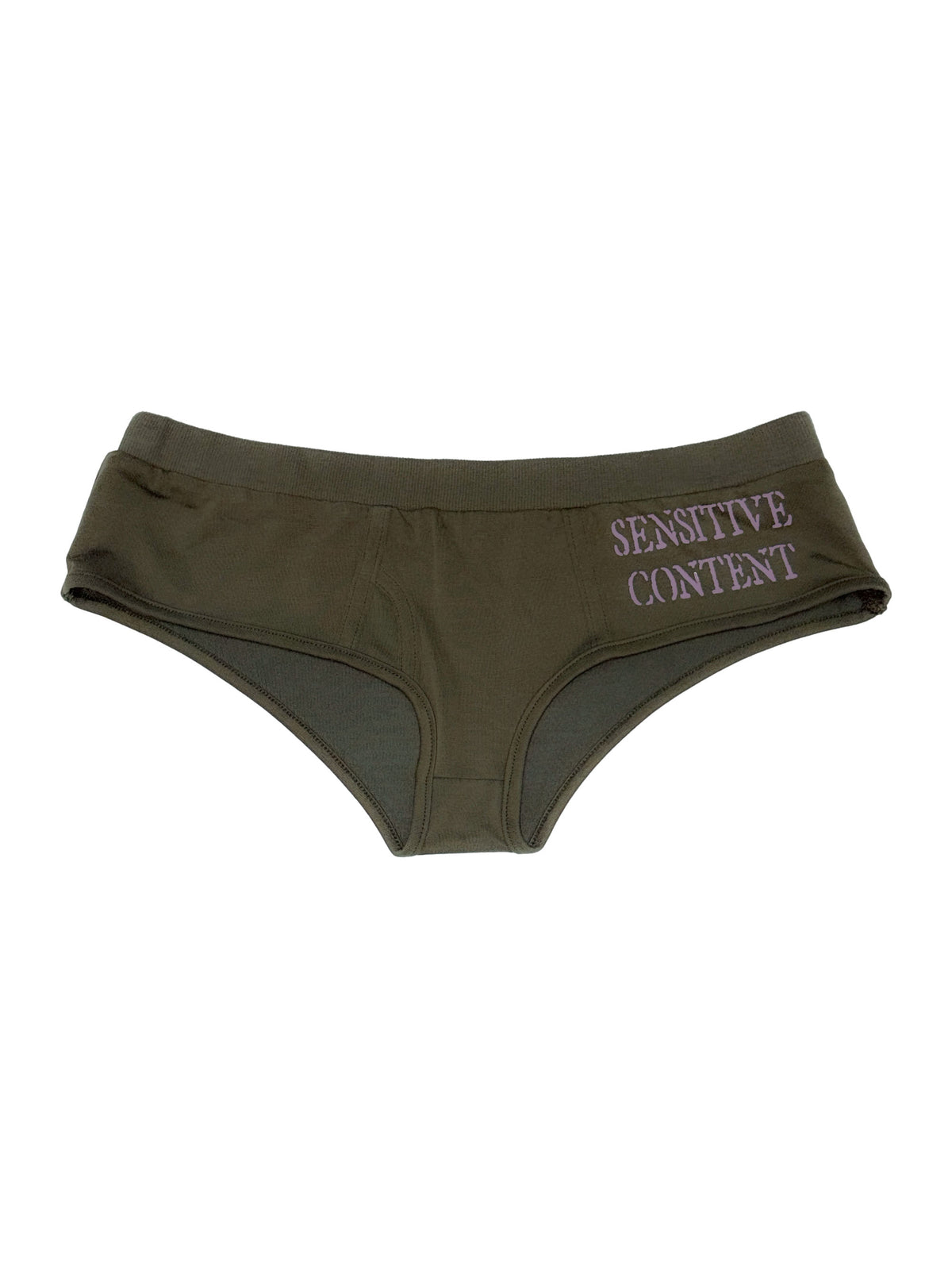 Jersey Micro Boy Shorts Khaki