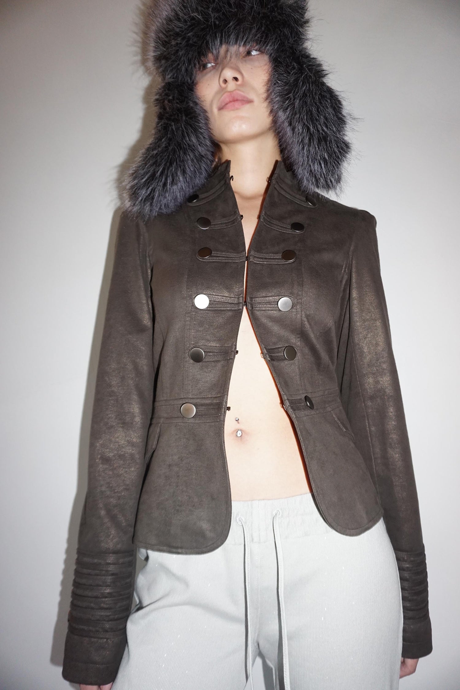 Brass Napoleon Jacket Khaki