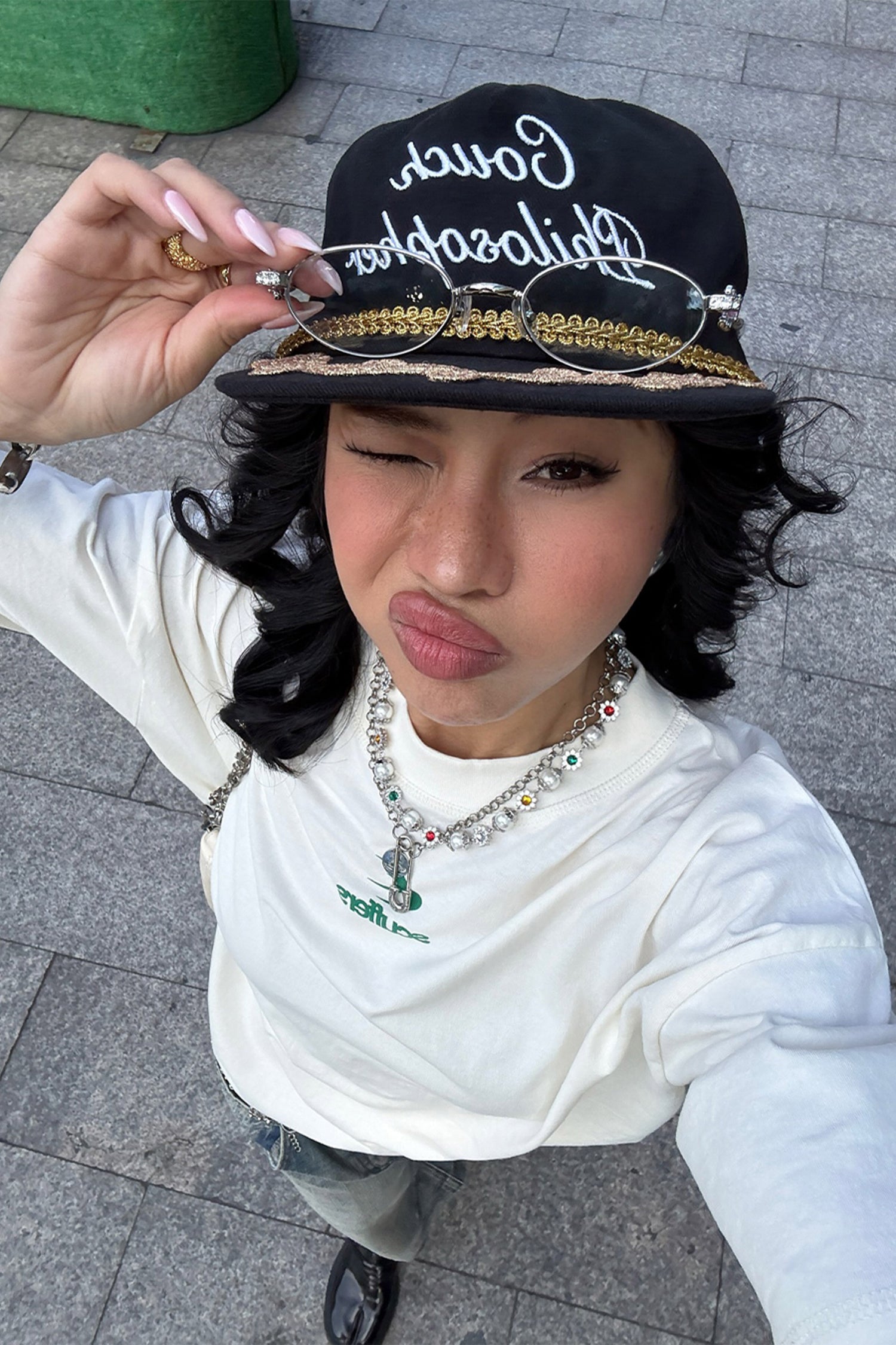 Lazy Philosopher Cap Black