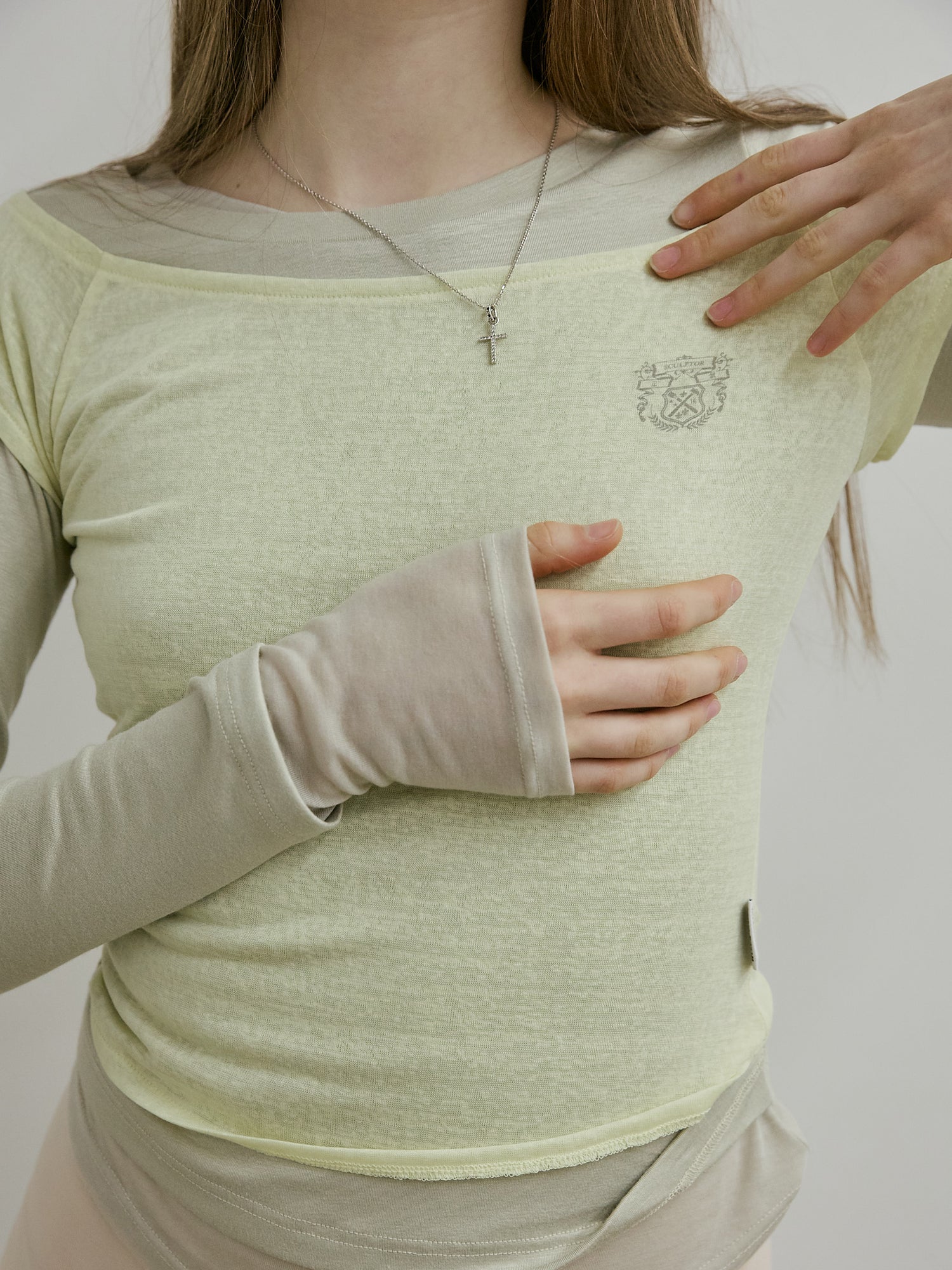 Lazy Layered Tee Lemon