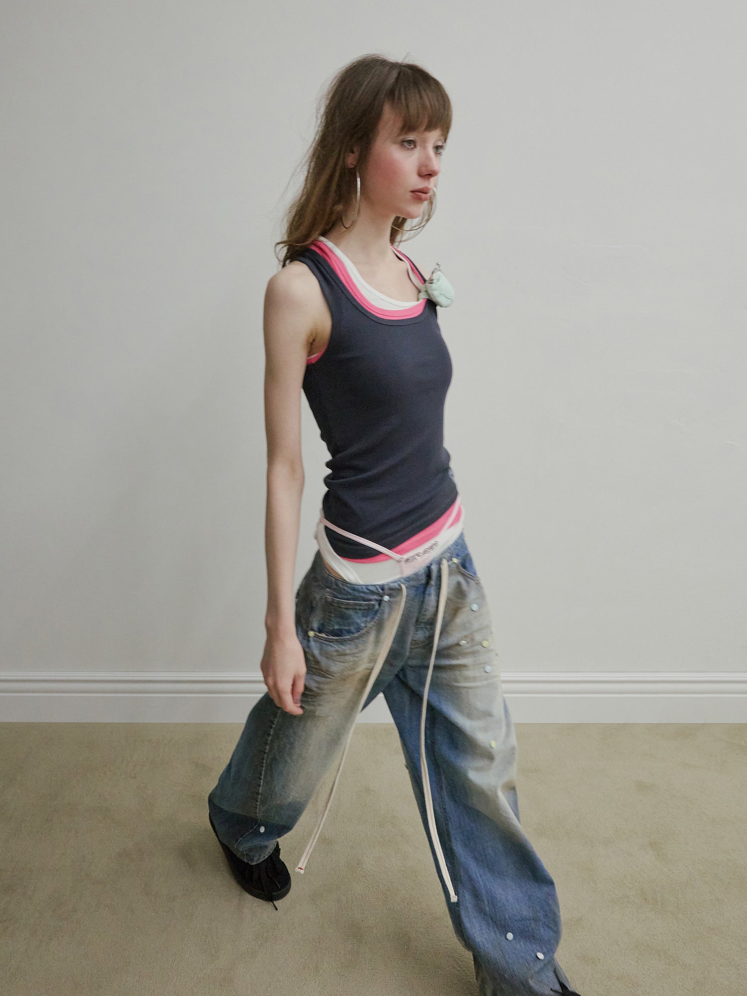 Pill Denim Pants Light Blue