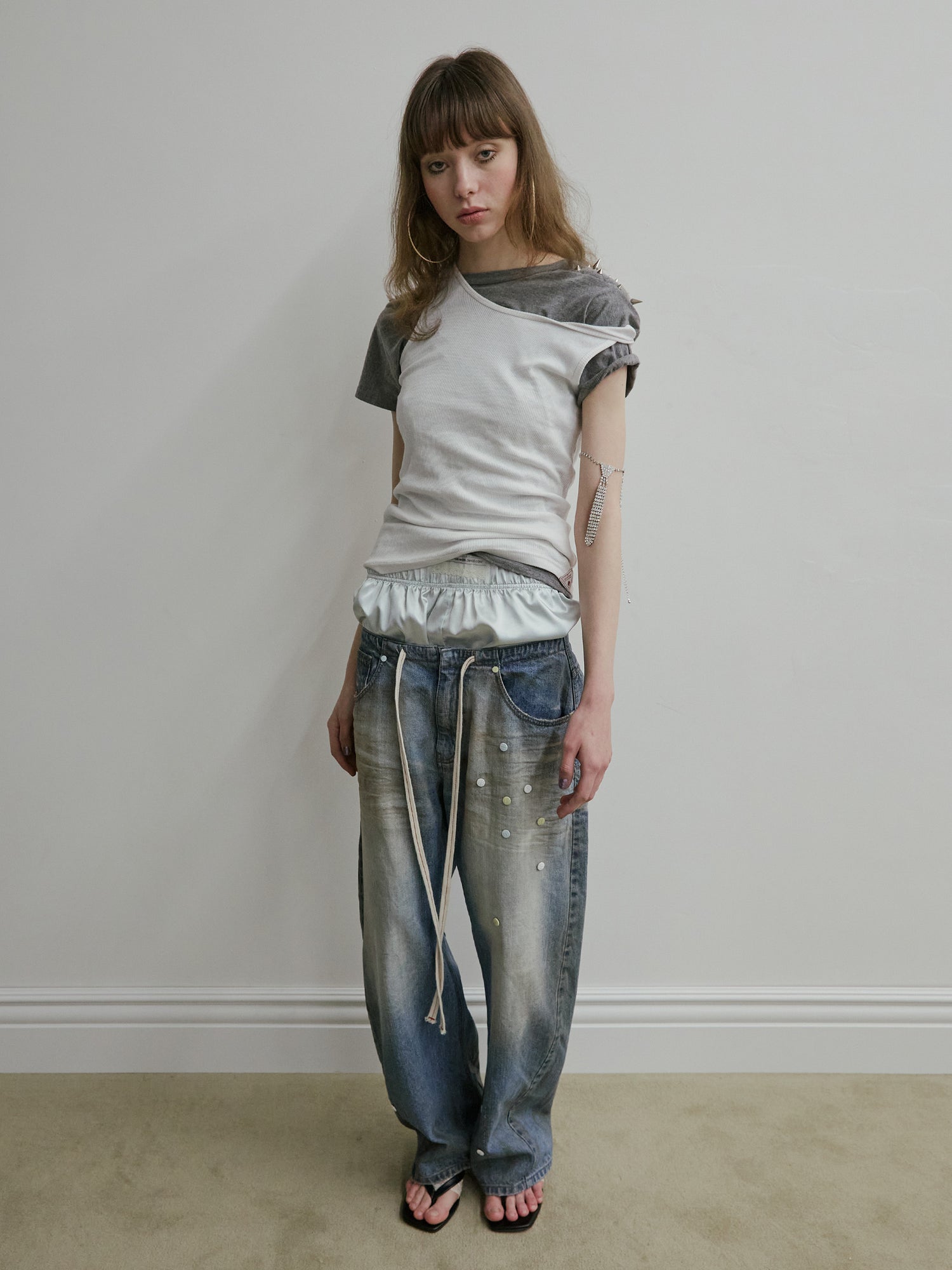 Pill Denim Pants Light Blue