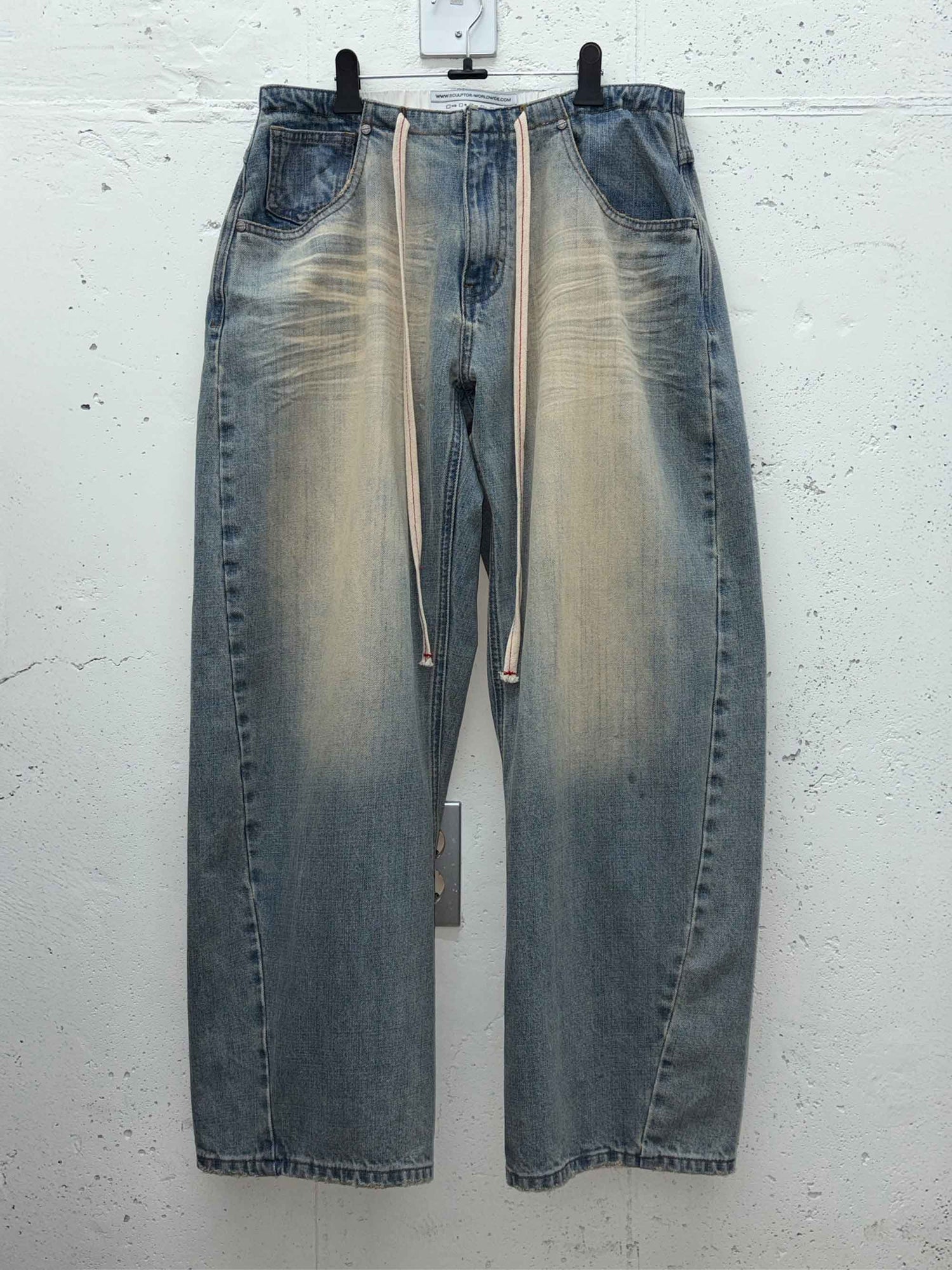 Brushed Denim Pants Light Blue