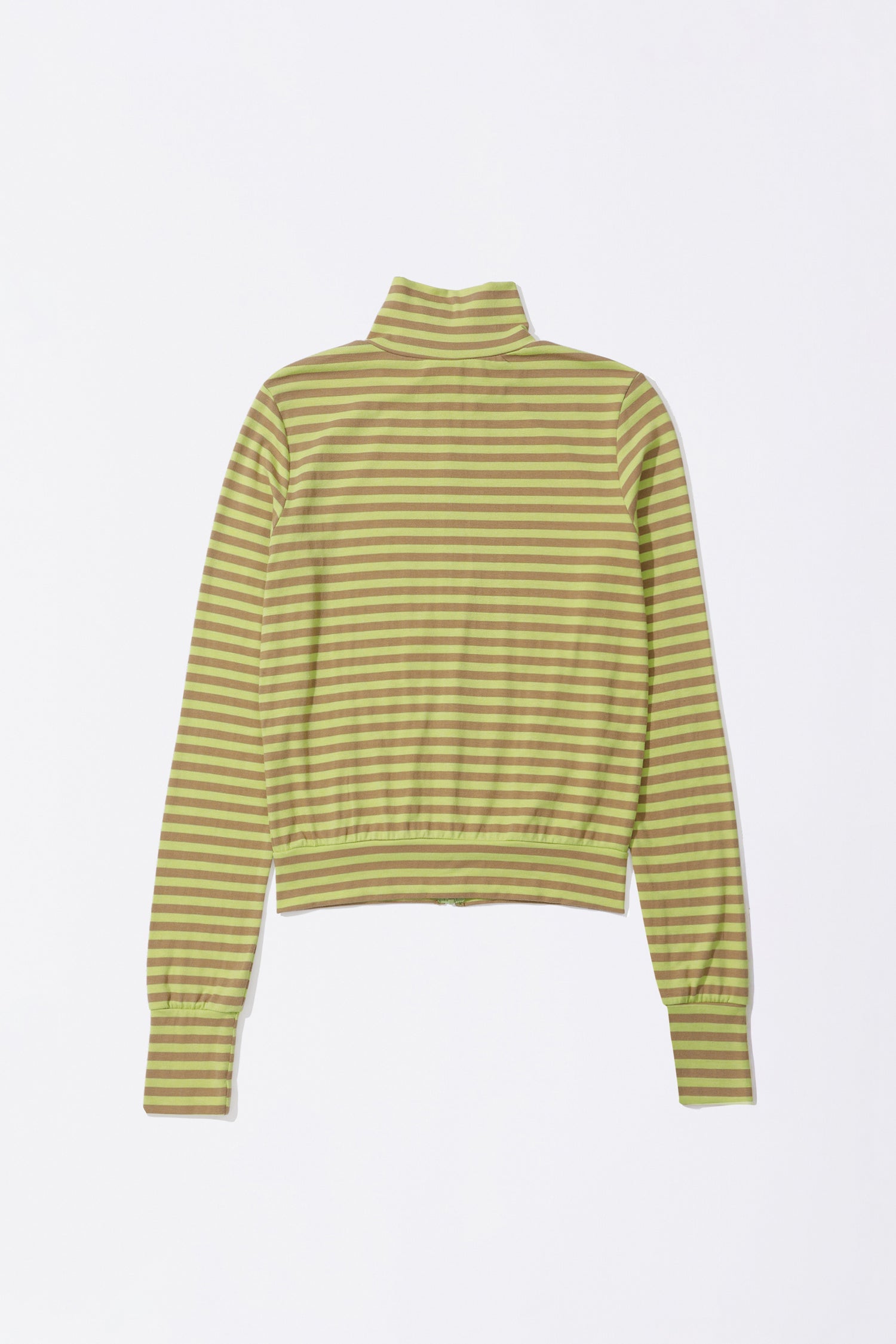 Light Weight Striped Jersey Lime