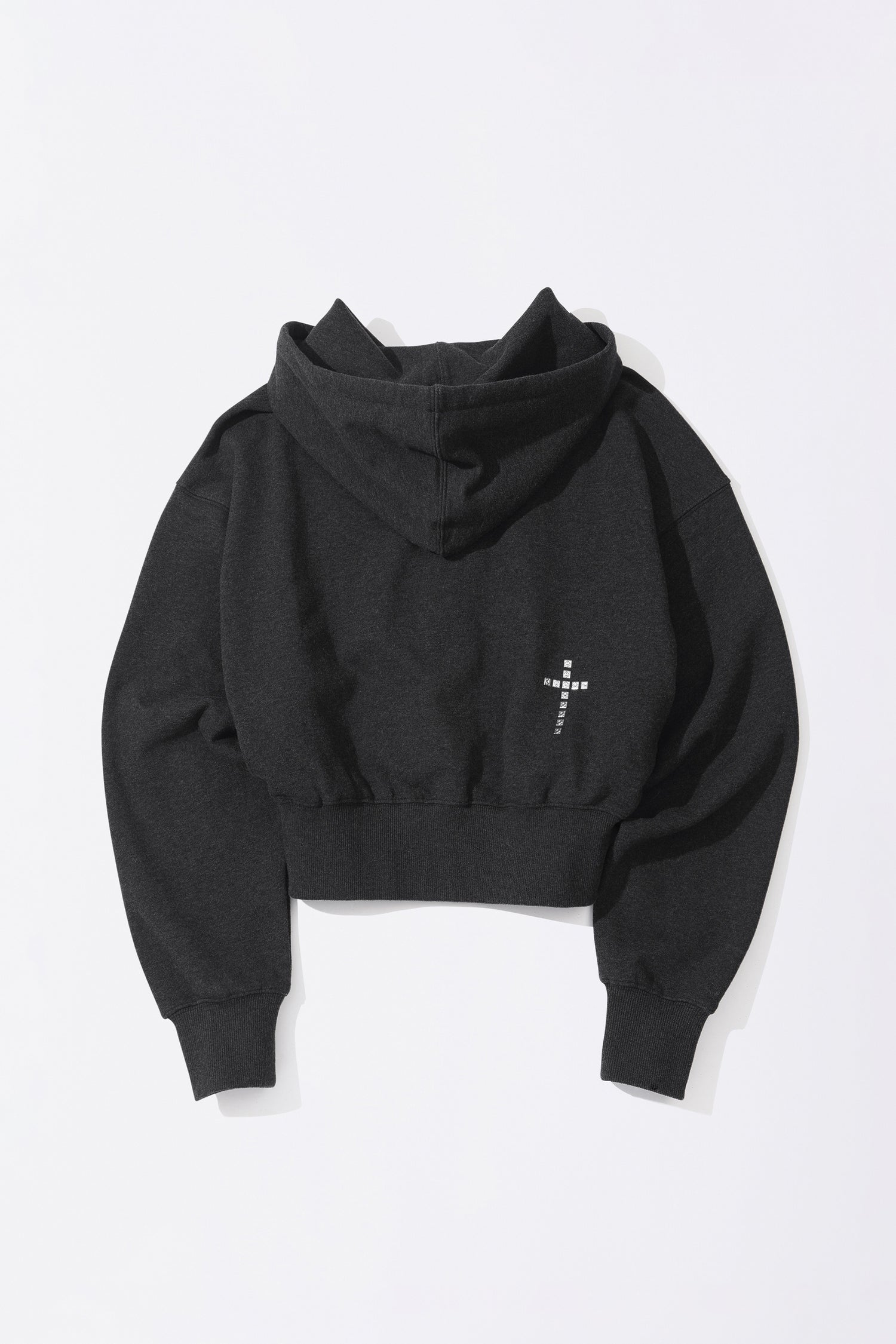 Bad Seed Jewel Hooded Zip-Up Melange Charcoal
