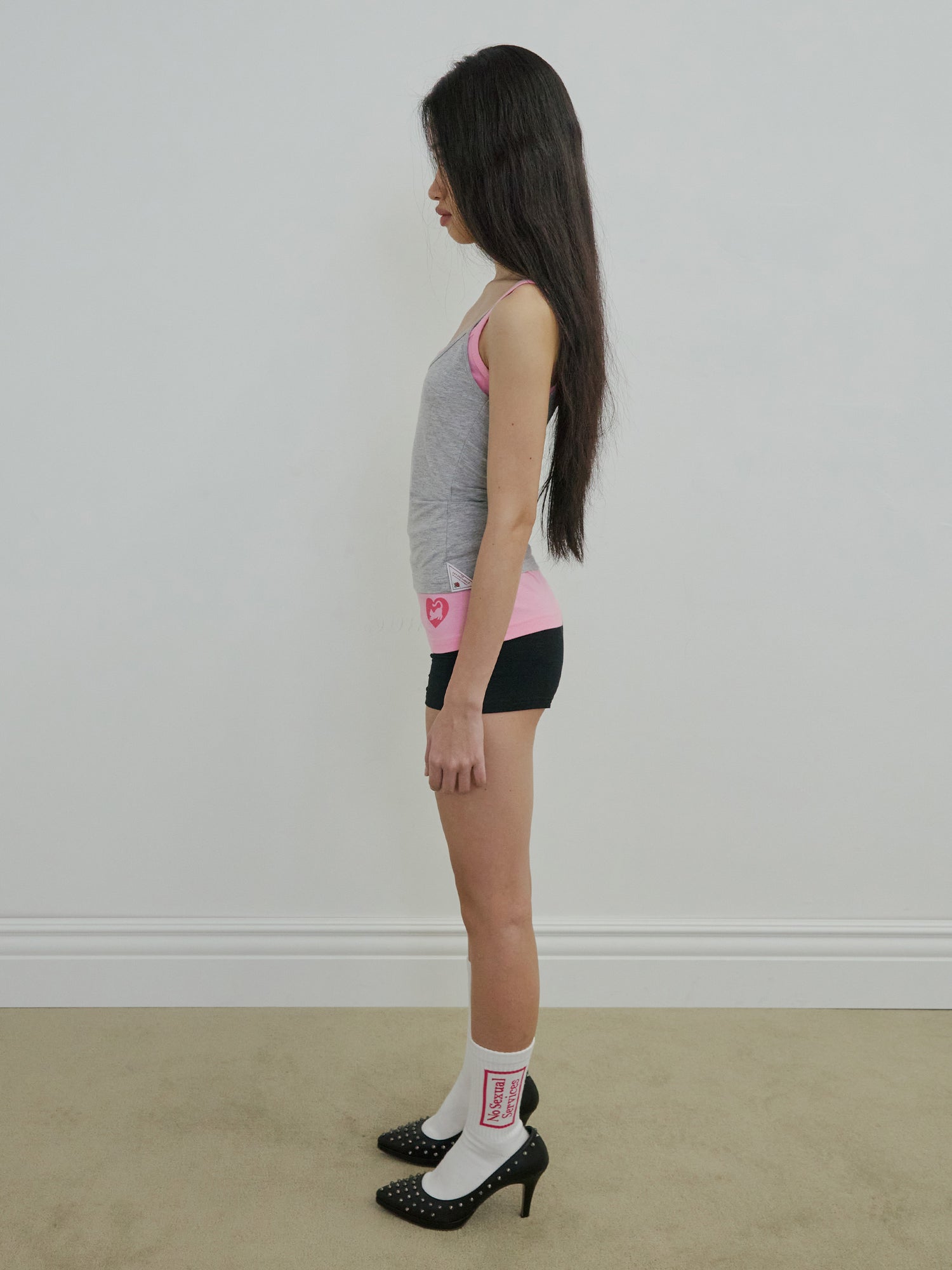 My Go To Sleeveless Top Melange Gray