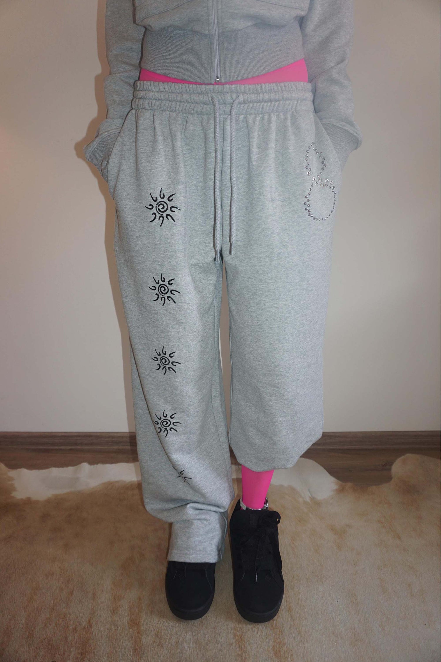 Karma Sweatpants Melange Gray