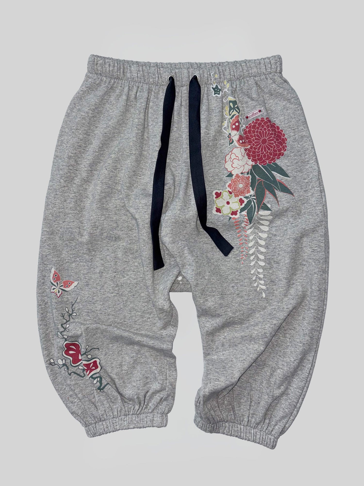 Zen Capri Jogger Pants Melange Gray