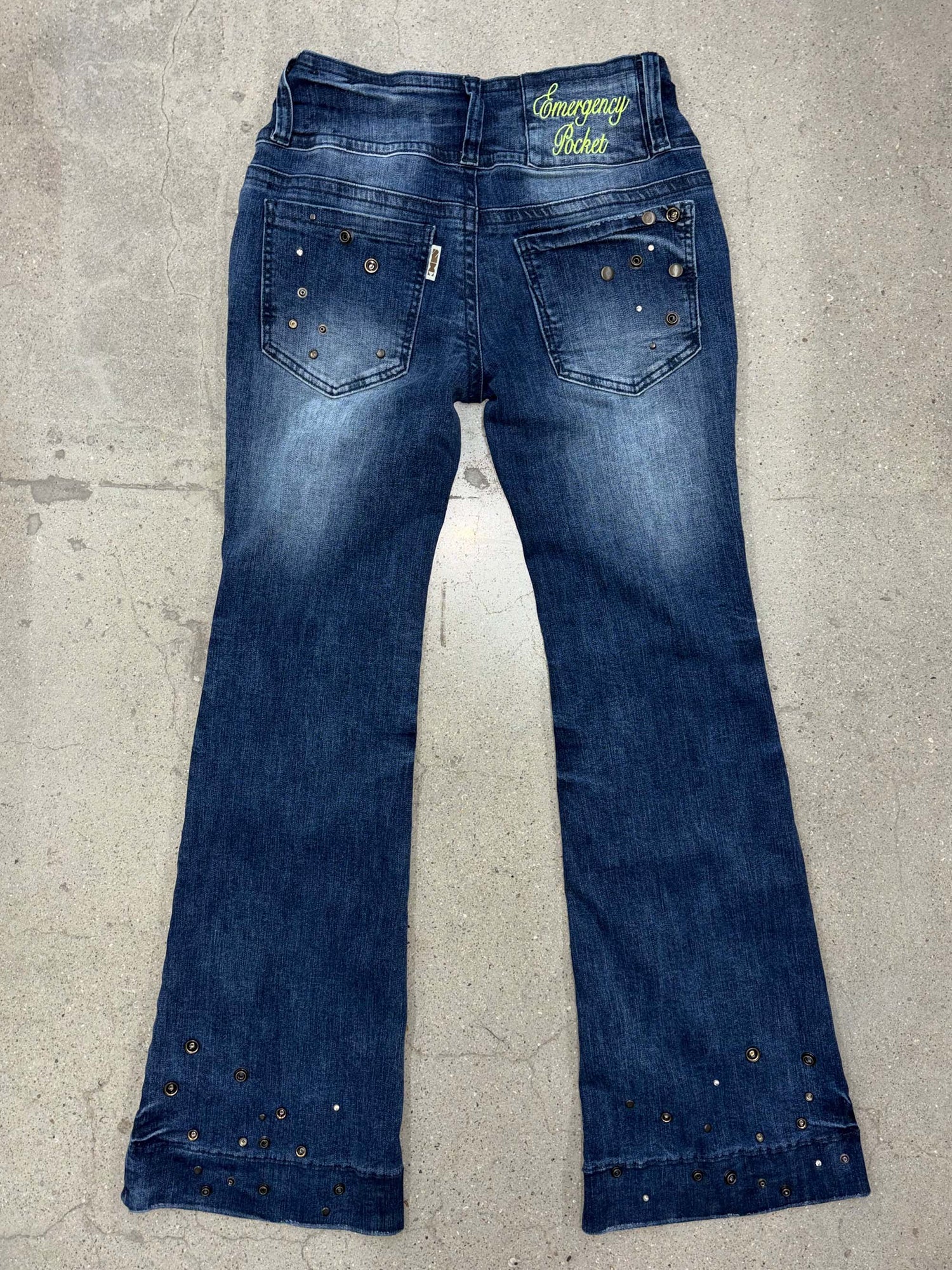 DIY Bootcut Denim Mid Blue