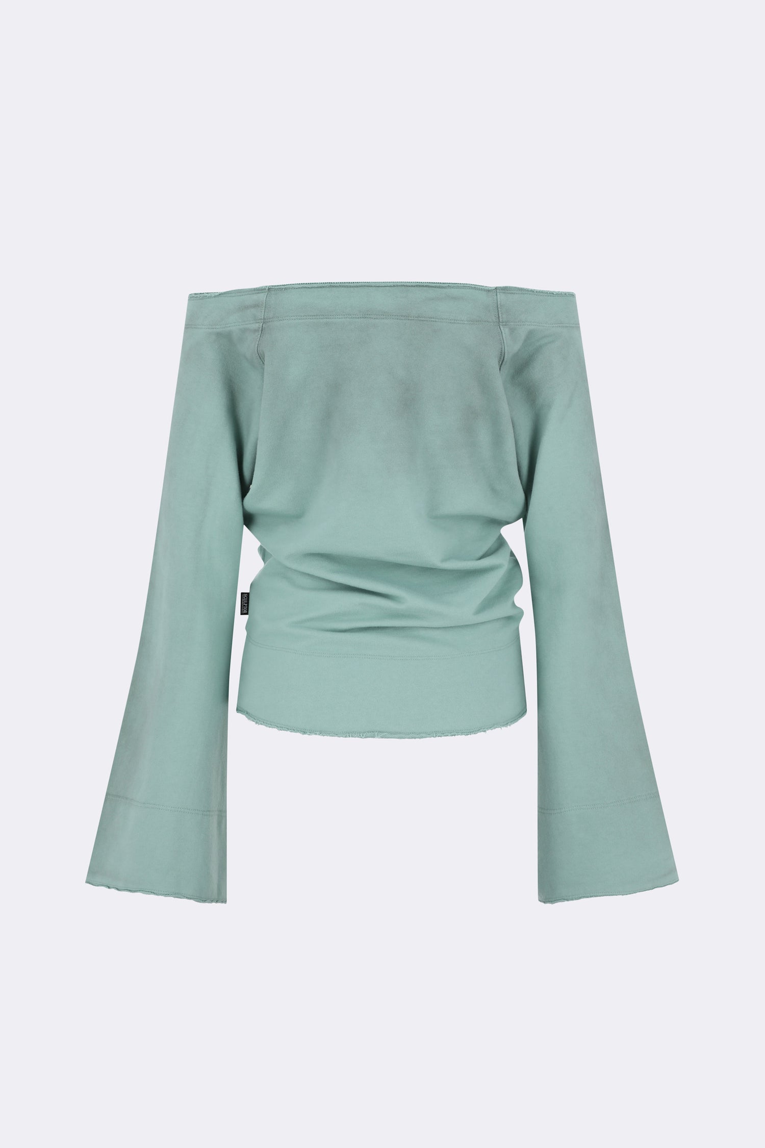 Wide Bell Sleeve Sweatshirt Mint