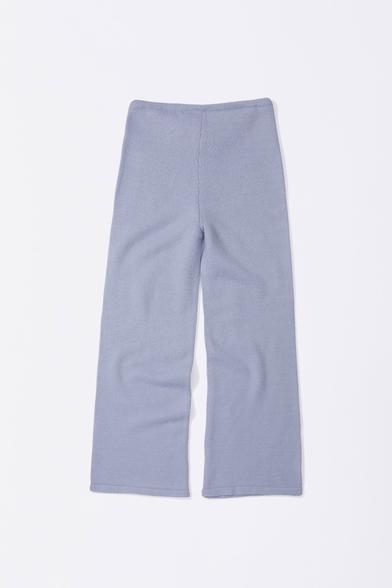 Ankh Boucle Knit Pants Misty Blue