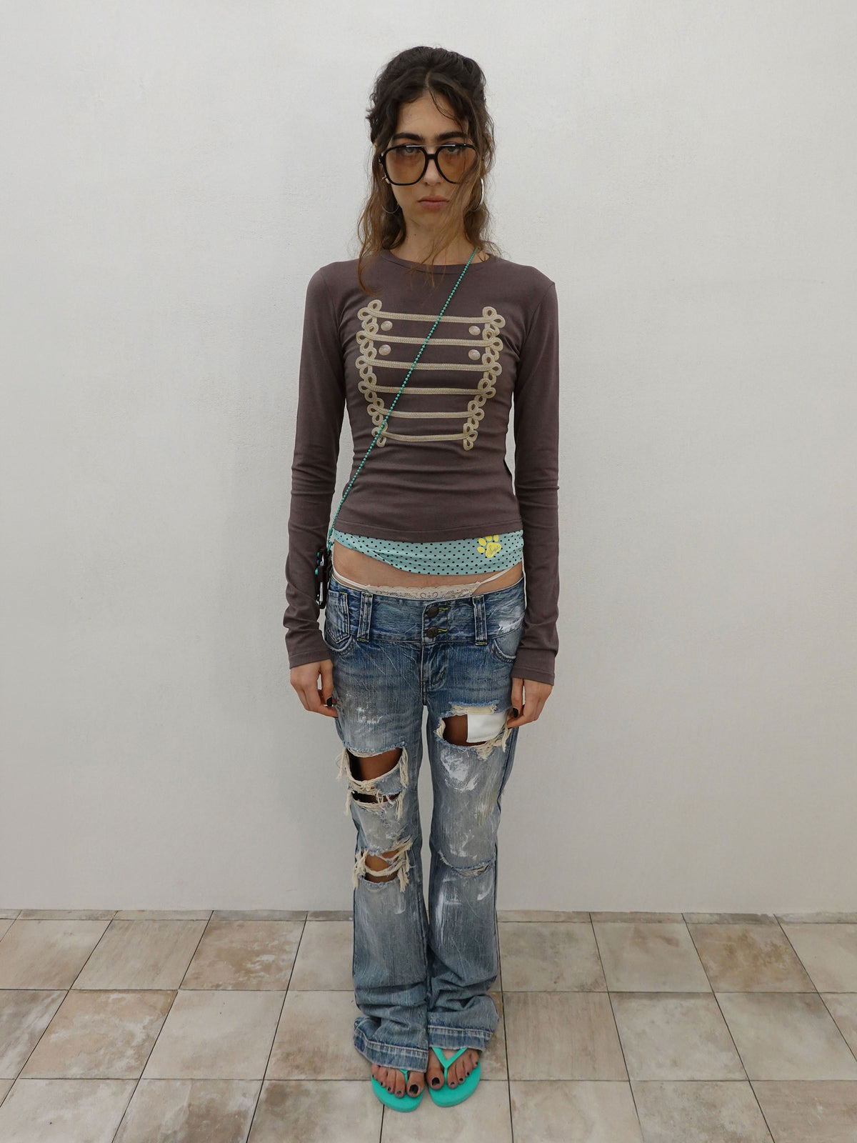 Napoleon Long Sleeve Tee Brown