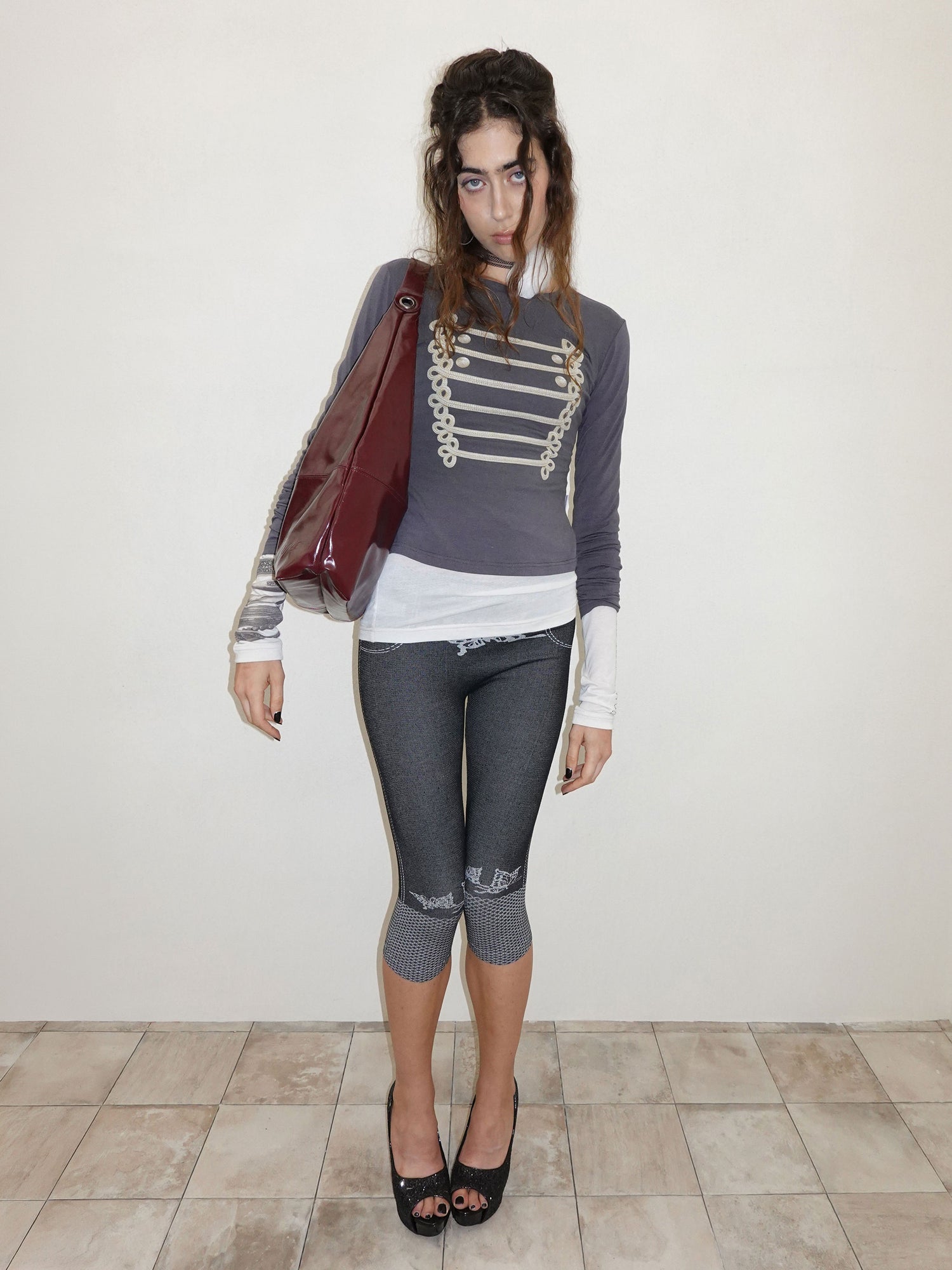 Napoleon Long Sleeve Tee Charcoal