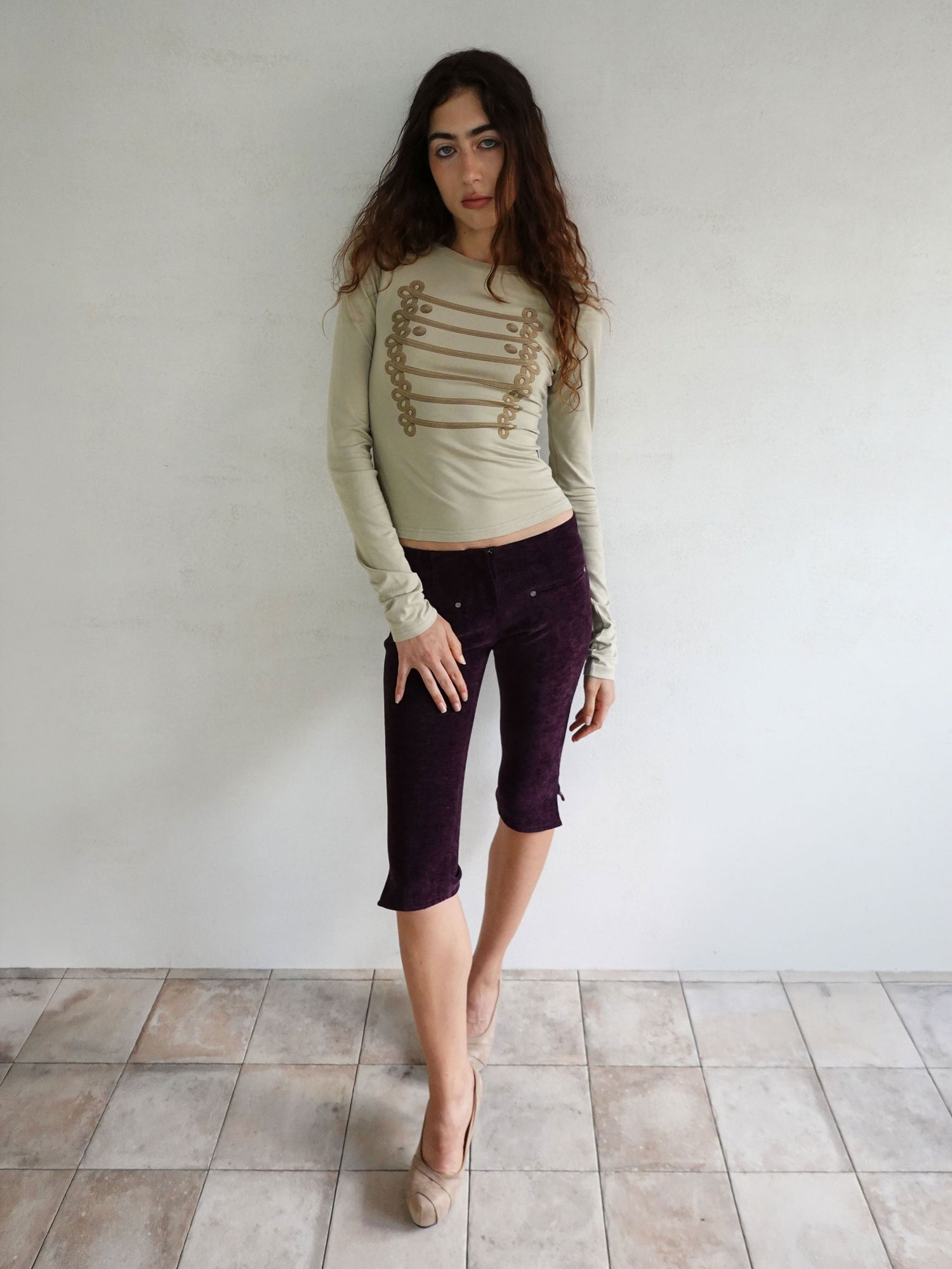 Napoleon Long Sleeve Tee Light Khaki